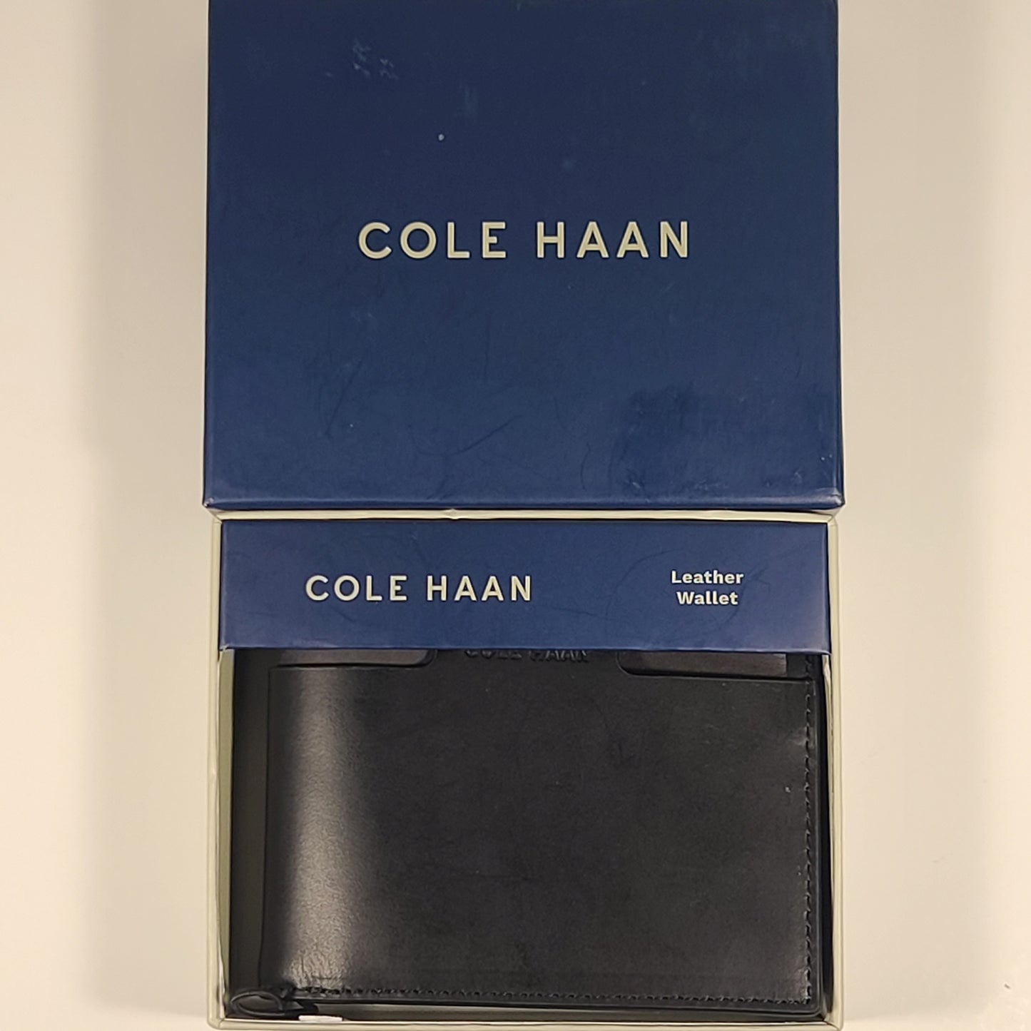 Cole Haan Men’s Bifold Black Genuine Leather RFID Wallet Passcase 31HN130009 - Wallets