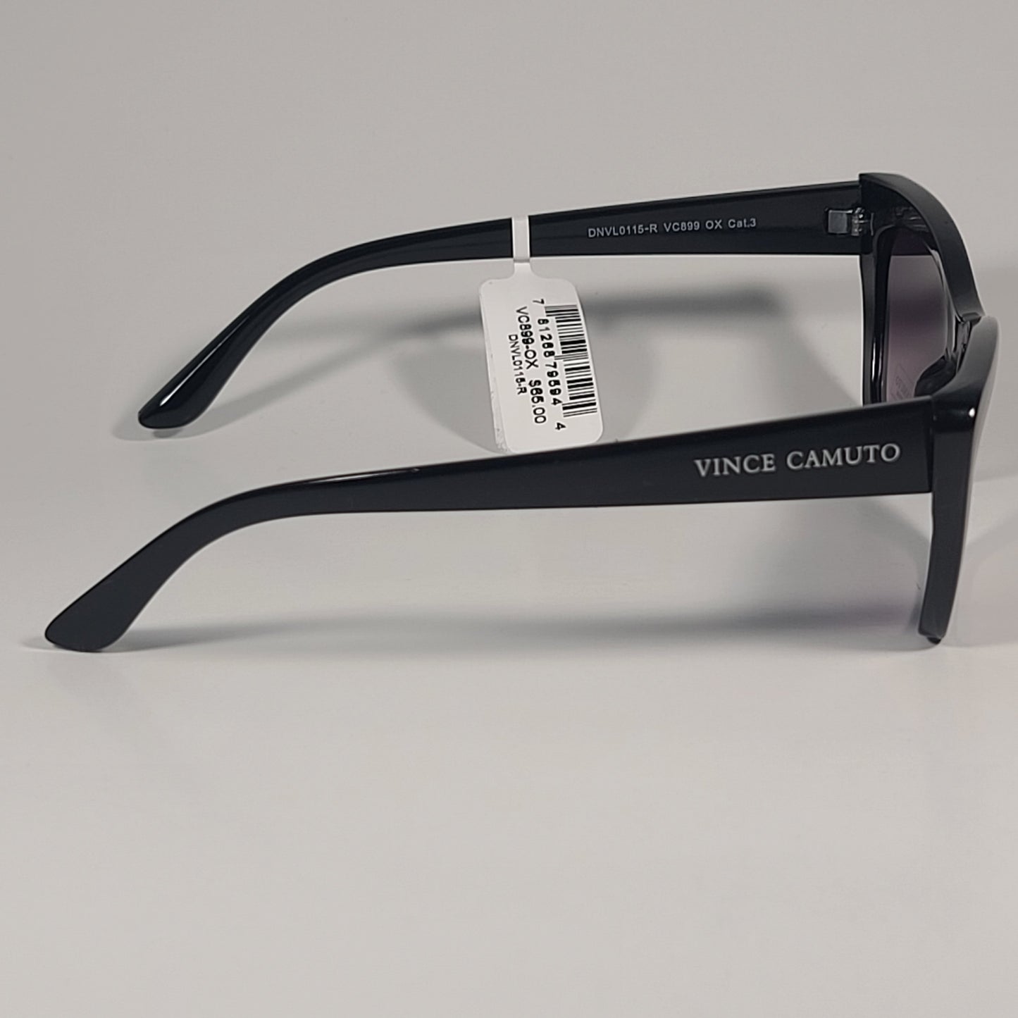 Vince Camuto Cat Eye Sunglasses Black Frame Smoke Gradient Lens VC899 OX - Sunglasses