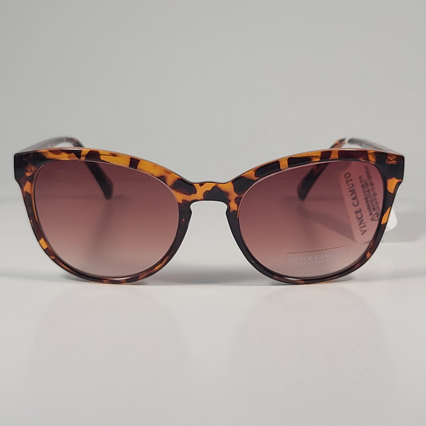 Vince Camuto VC672 TS Cat Eye Sunglasses Brown Tortoise Frame Brown Gradient Lens - Sunglasses