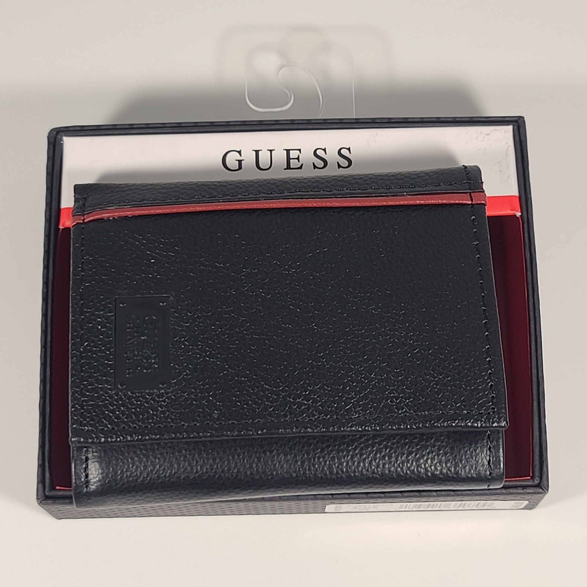 Guess Los Angeles Men’s Trifold Black Leather Wallet & Passcase 31GO110039 - Wallets