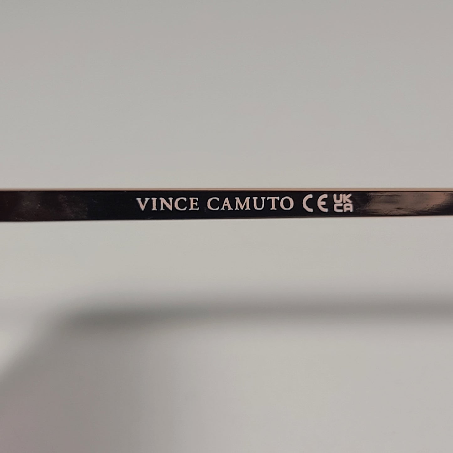 Vince Camuto VC991 TS Rimless Aviator Sunglasses Gold Frame Brown Gradient Lens - Sunglasses