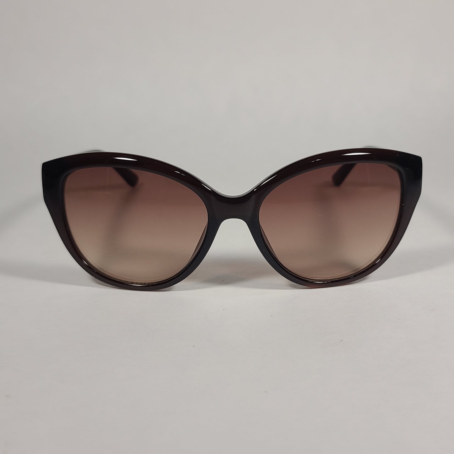 Calvin Klein Cat Eye Sunglasses CK19542S 210 Brown Frame Brown Gradient Lens - Sunglasses