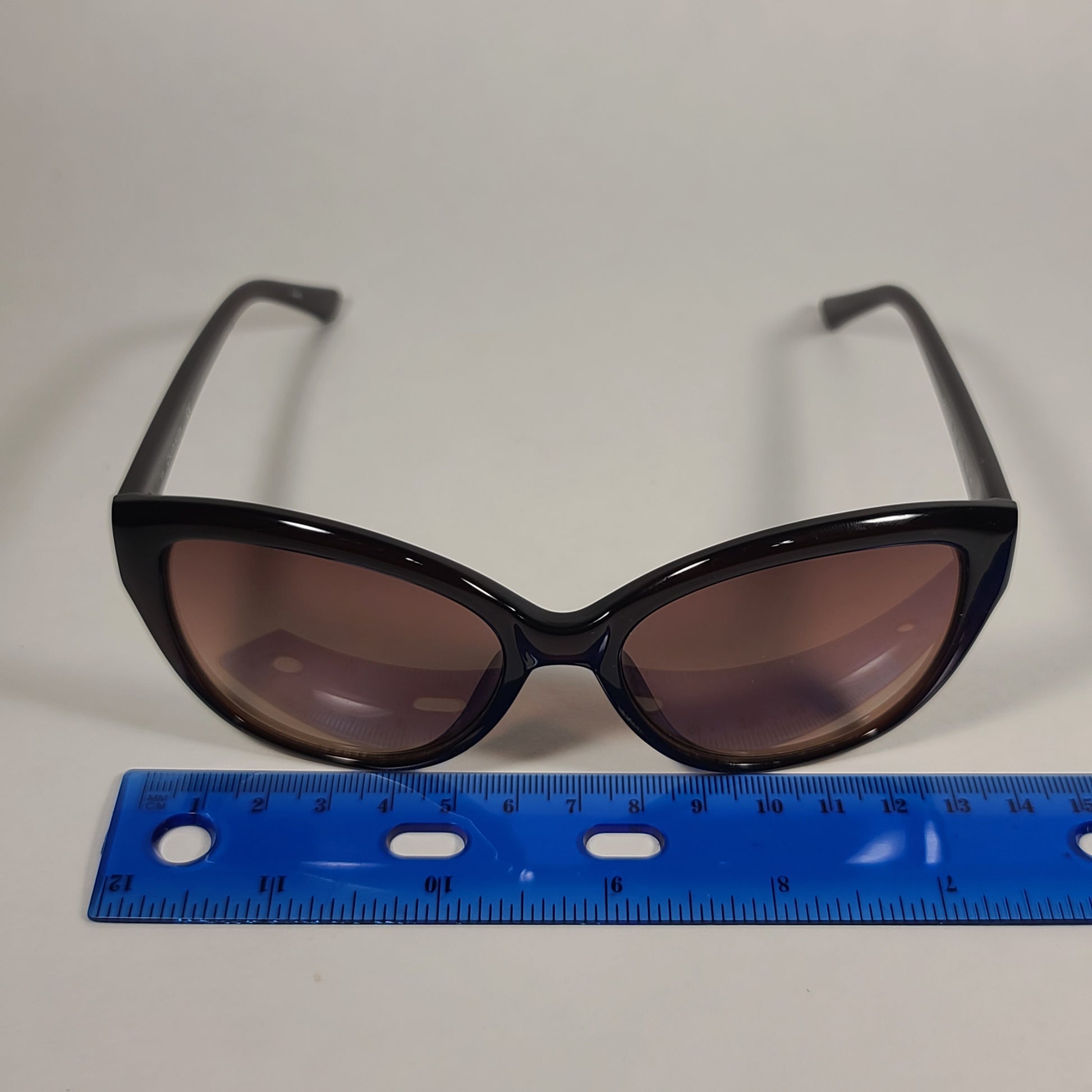 Calvin Klein Cat Eye Sunglasses CK19542S 210 Brown Frame Brown Gradient Lens - Sunglasses