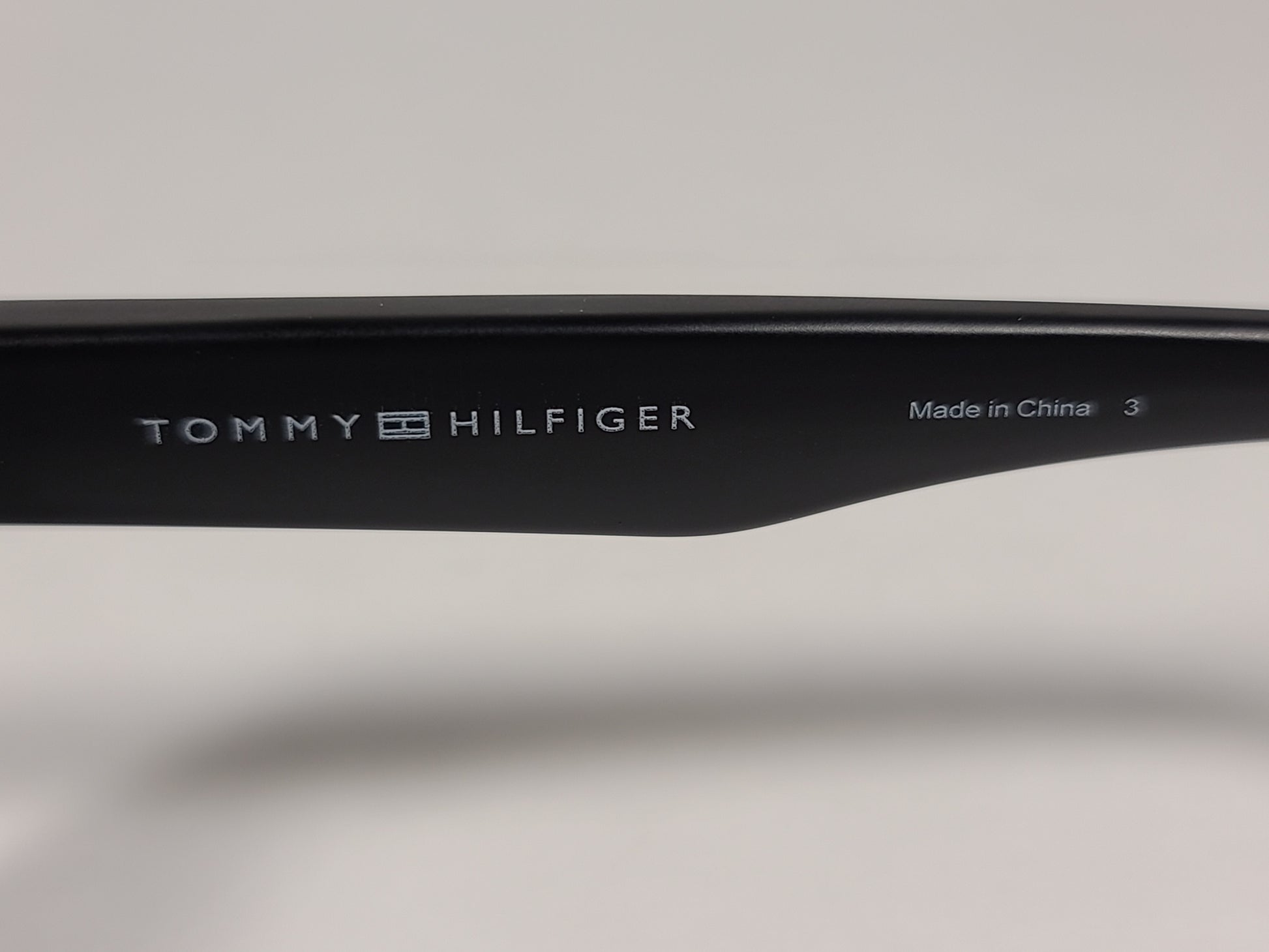 Tommy Hilfiger Saint Rectangular Sunglasses Matte Black Frame Gray Lens SAINT MP OM492 - Sunglasses