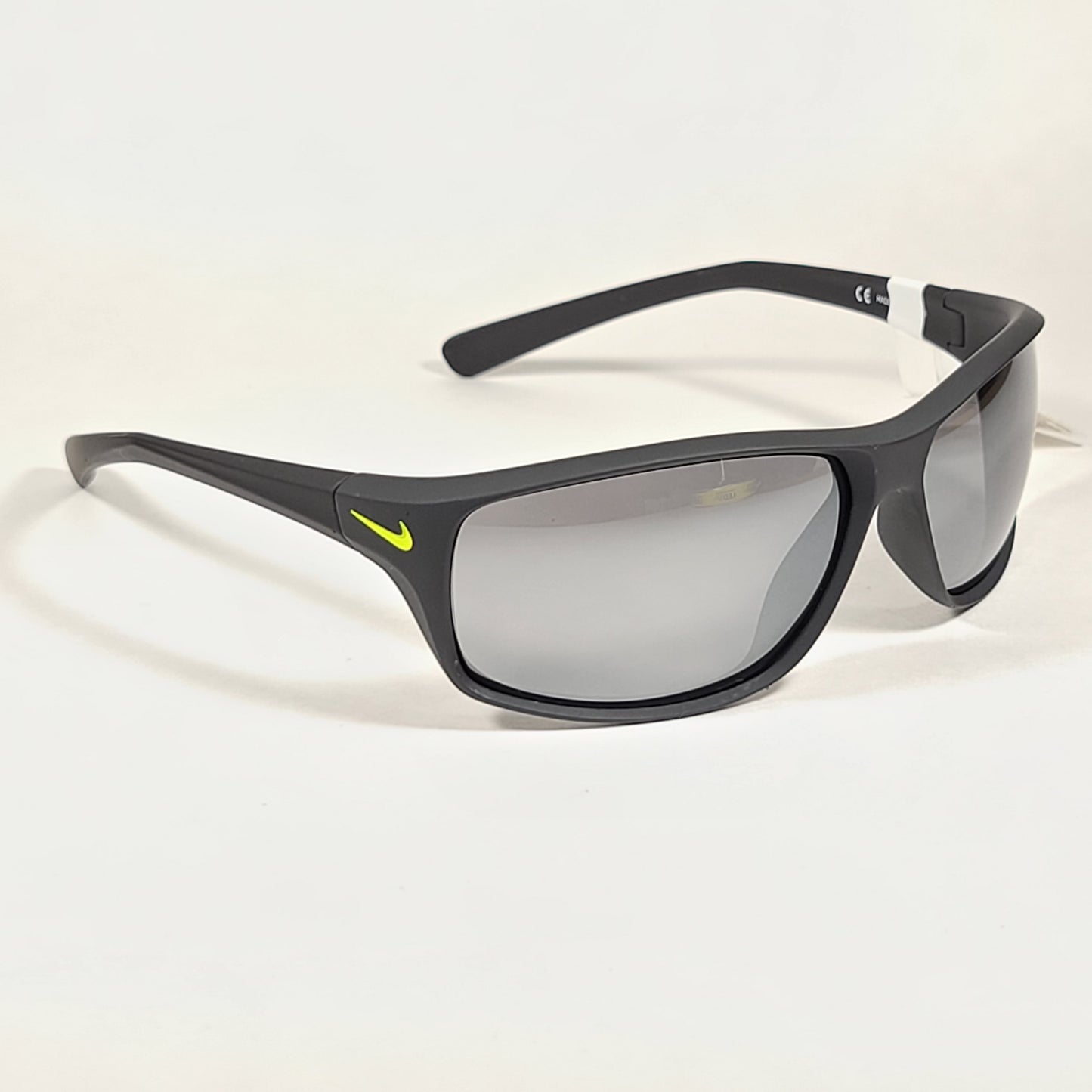 Nike Adrenaline Sport Sunglasses EV0605 007 Matte Black Silver Flash Lens - Sunglasses