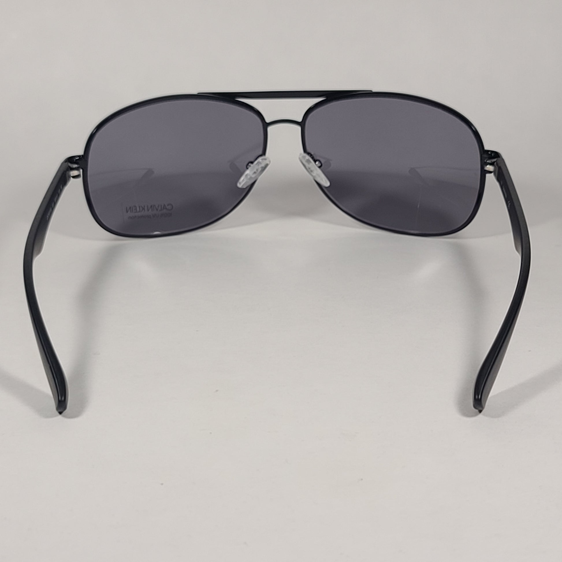 Calvin Klein Aviator Pilot Sunglasses CK19315S 001 Matte Black Frame Gray Lens - Sunglasses