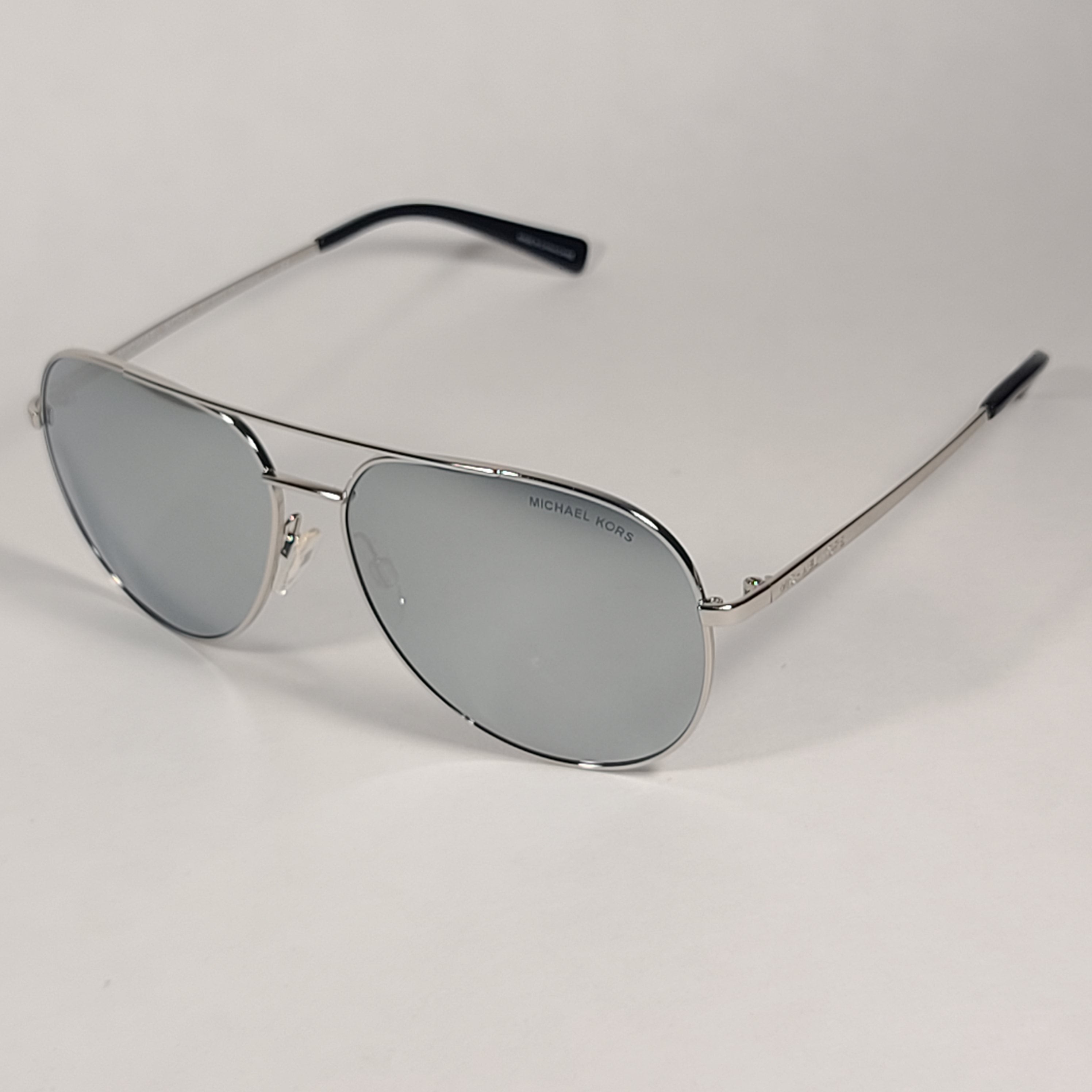 Michael kors silver aviator sunglasses best sale