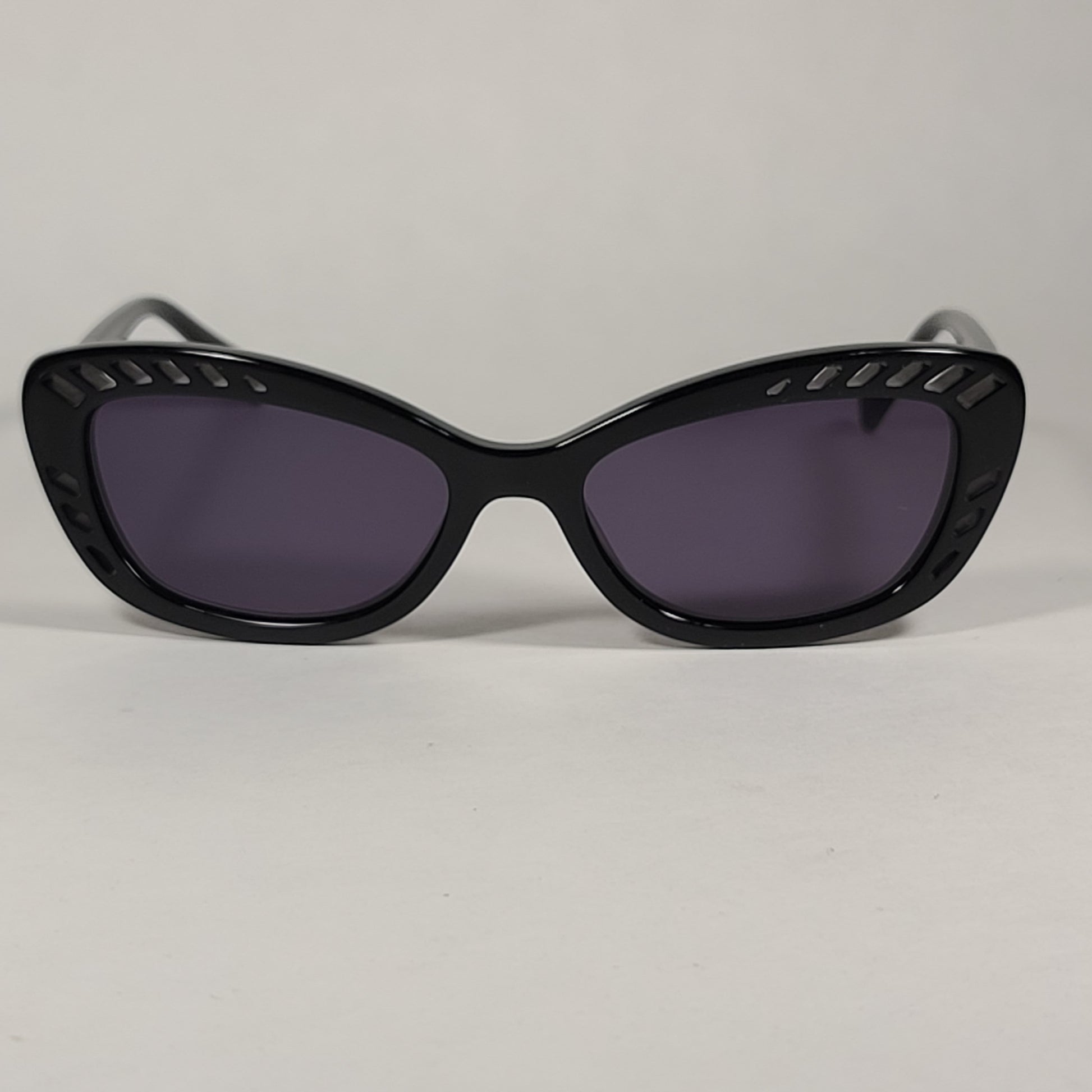 Authentic Kendall + Kylie Natalie Cat Eye Sunglasses Shiny Black Frame Gray Mono Lens KK5024 001 - Sunglasses