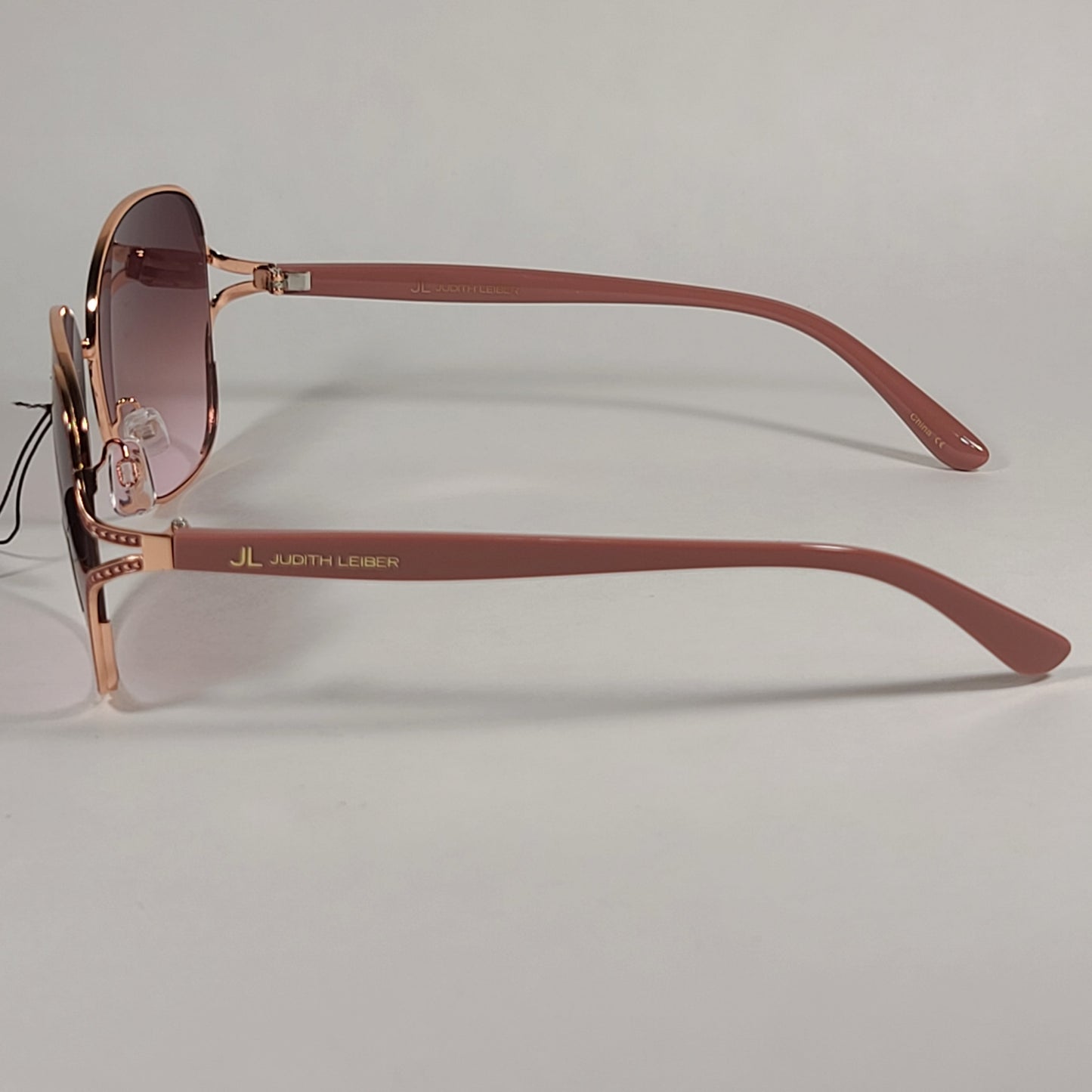 JL By Judith Leiber Zinnia Vented Butterfly Sunglasses Rose Gold Frame Gradient Lens - Sunglasses