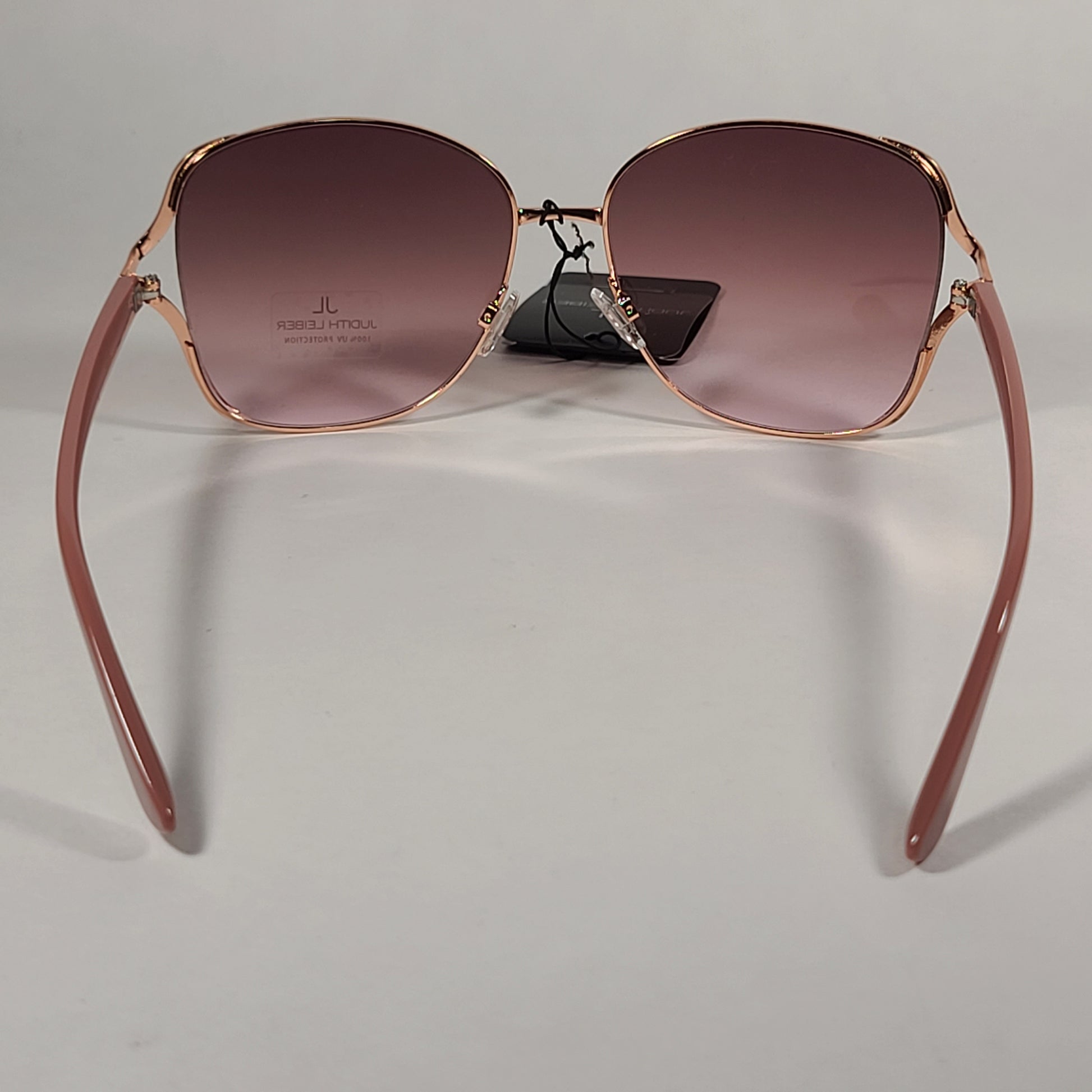 JL By Judith Leiber Zinnia Vented Butterfly Sunglasses Rose Gold Frame Gradient Lens - Sunglasses