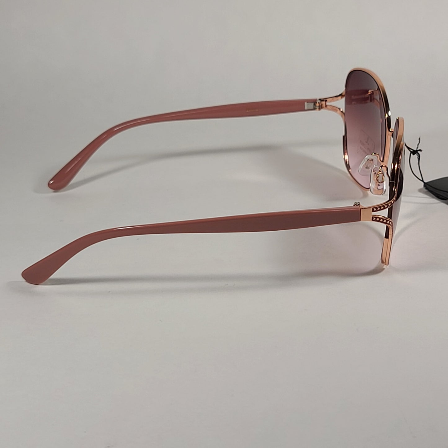 JL By Judith Leiber Zinnia Vented Butterfly Sunglasses Rose Gold Frame Gradient Lens - Sunglasses