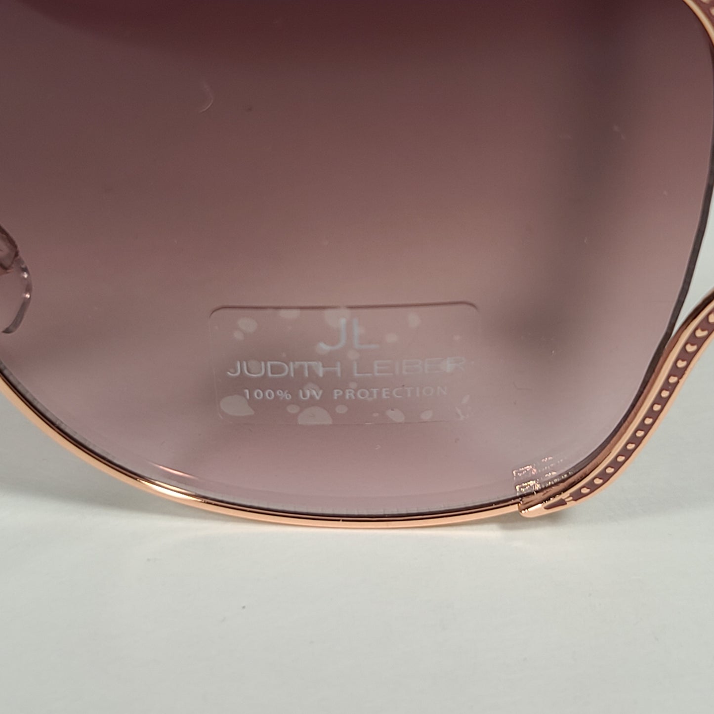 JL By Judith Leiber Zinnia Vented Butterfly Sunglasses Rose Gold Frame Gradient Lens - Sunglasses