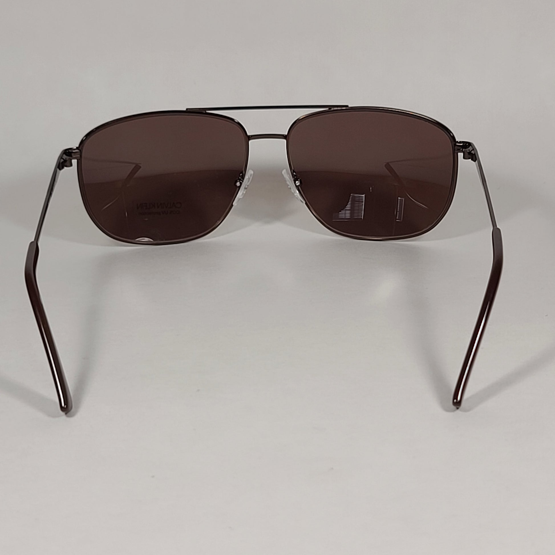 Calvin Klein Navigator Sunglasses CK19155S 210 Brown Bronze Frame Brown Lens - Sunglasses