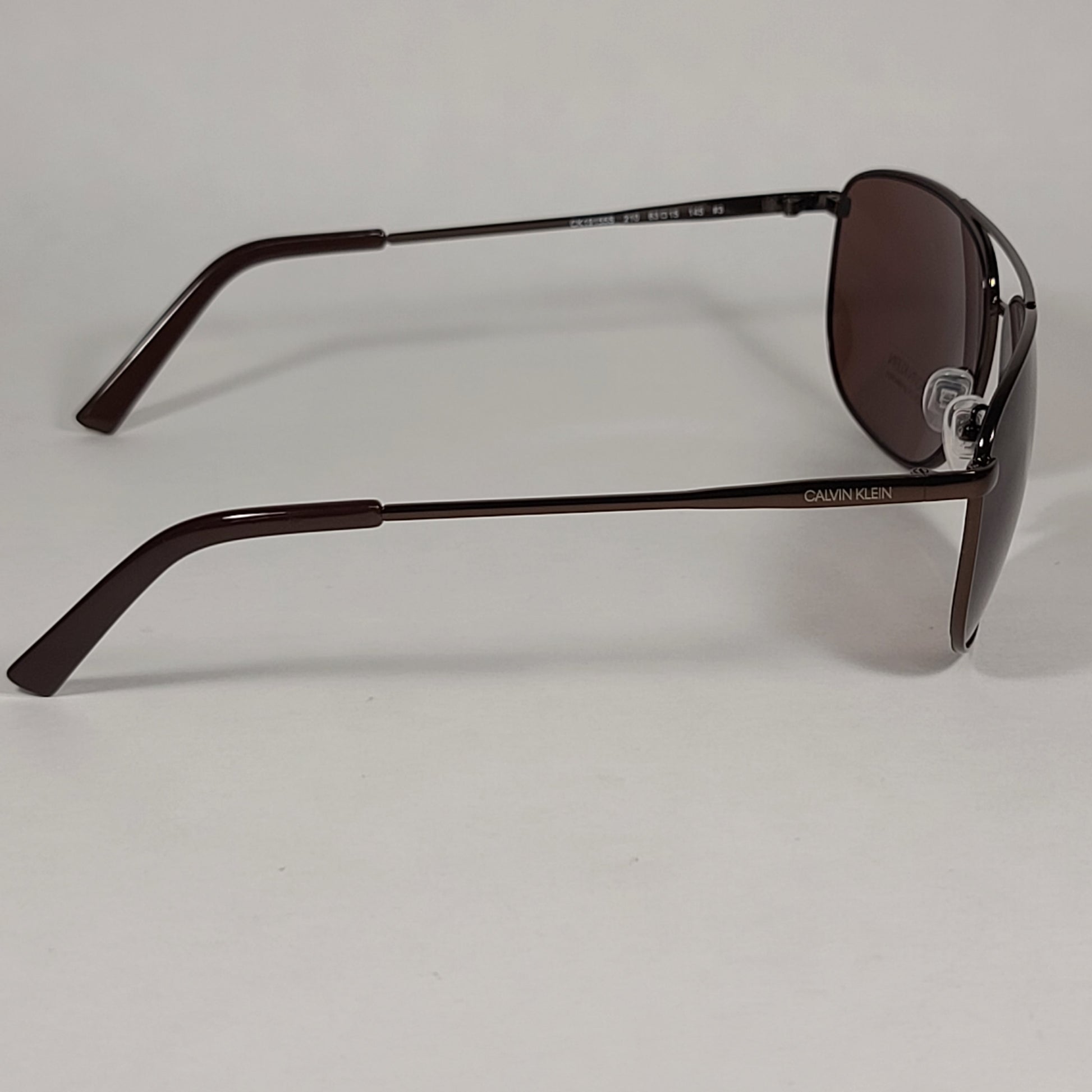 Calvin Klein Navigator Sunglasses CK19155S 210 Brown Bronze Frame Brown Lens - Sunglasses