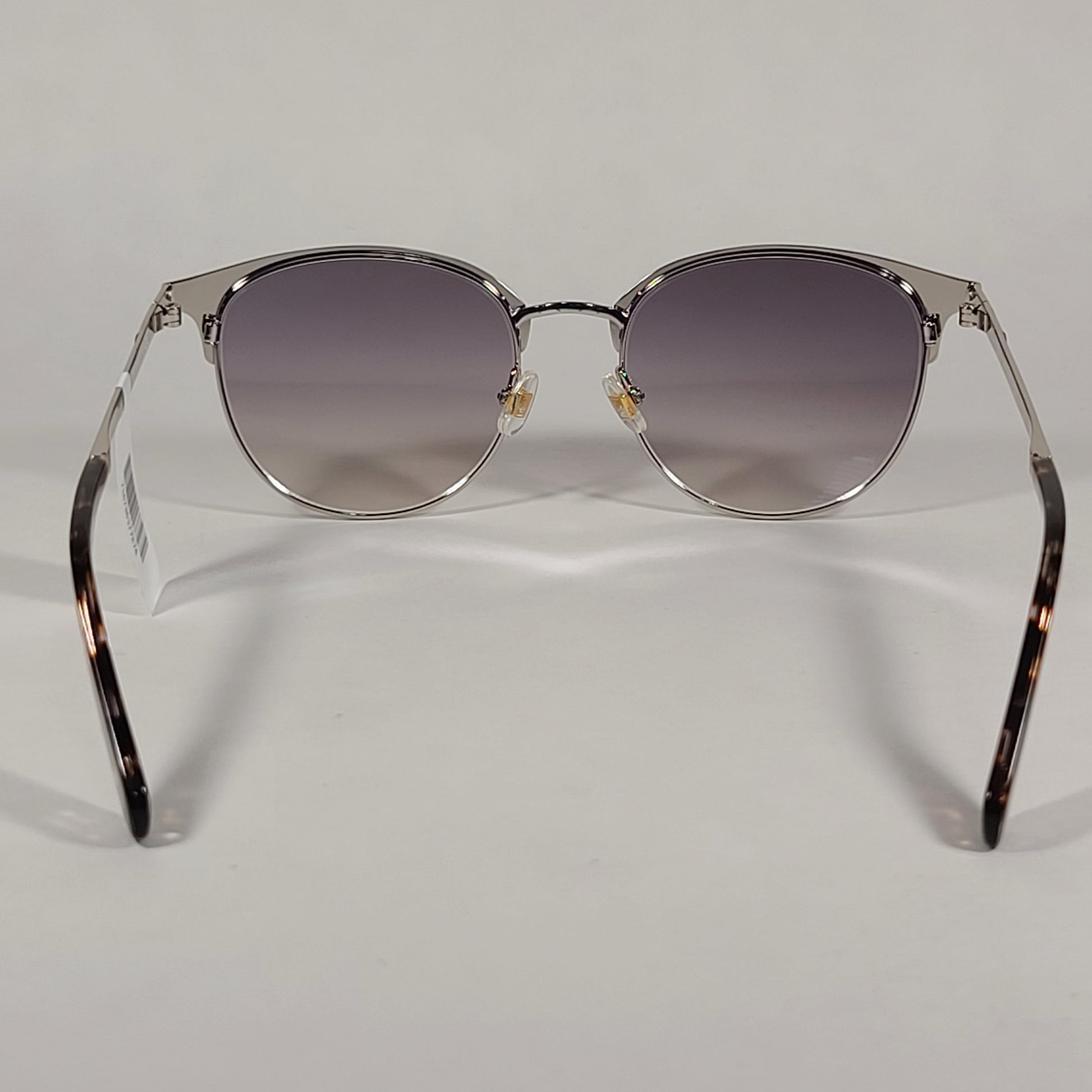 Kate Spade JOELYNN YL7IC Club Sunglasses Silver Frame Gray Gradient Lens - Sunglasses