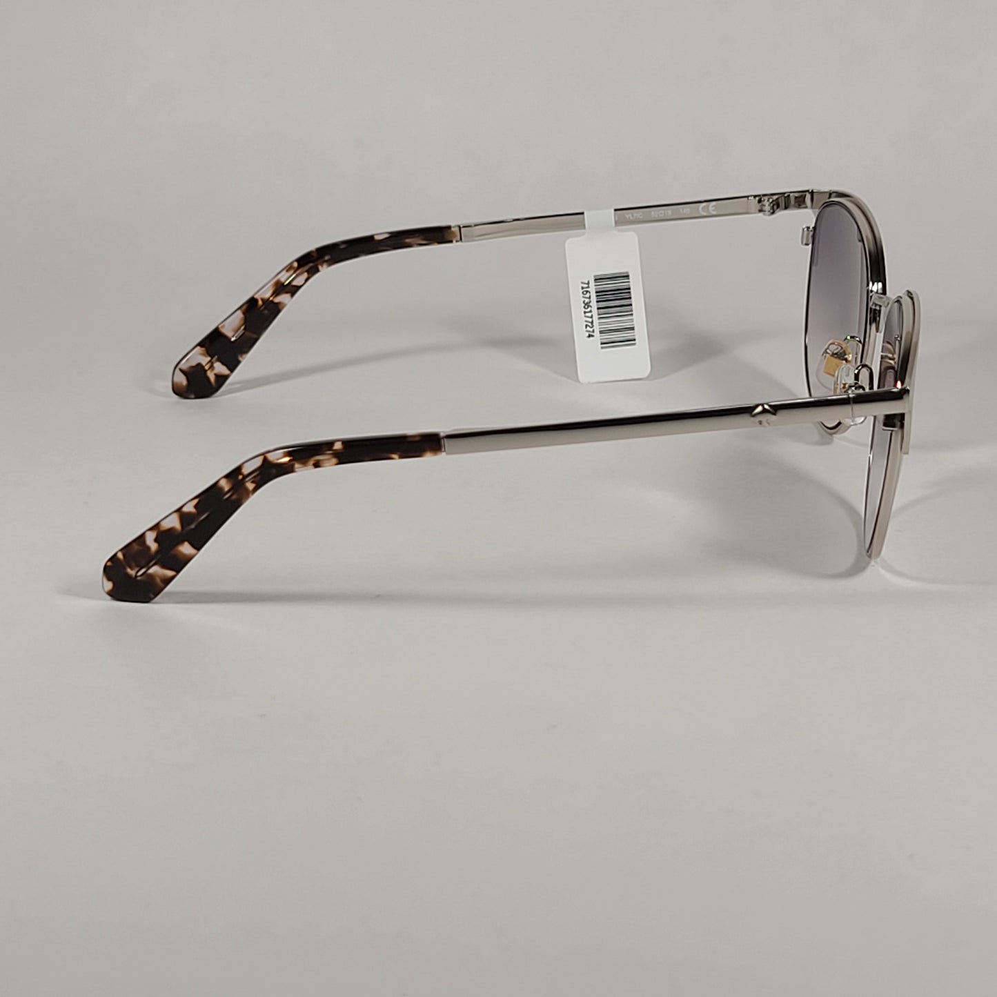 Kate Spade JOELYNN YL7IC Club Sunglasses Silver Frame Gray Gradient Lens - Sunglasses