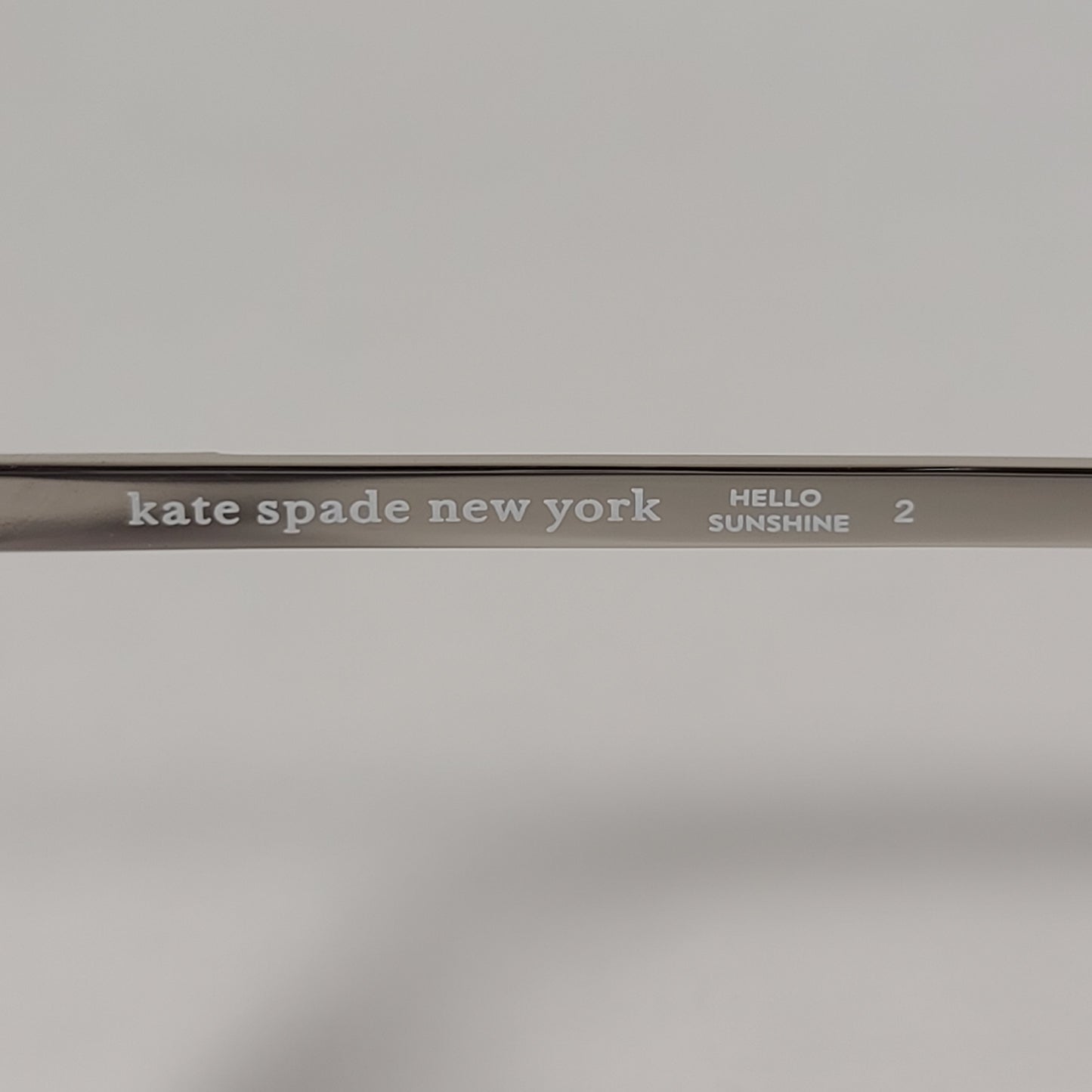 Kate Spade JOELYNN YL7IC Club Sunglasses Silver Frame Gray Gradient Lens - Sunglasses