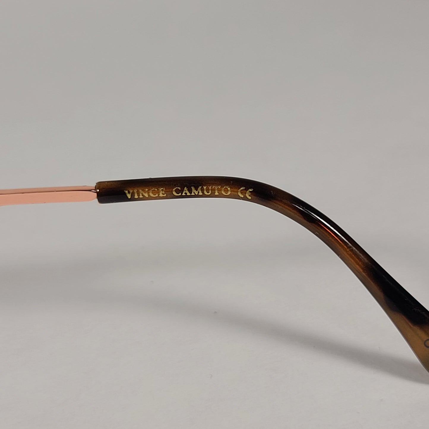 Vince Camuto Rimless Navigator Sunglasses Rose Gold Blue Gradient VC794 RGD - Sunglasses