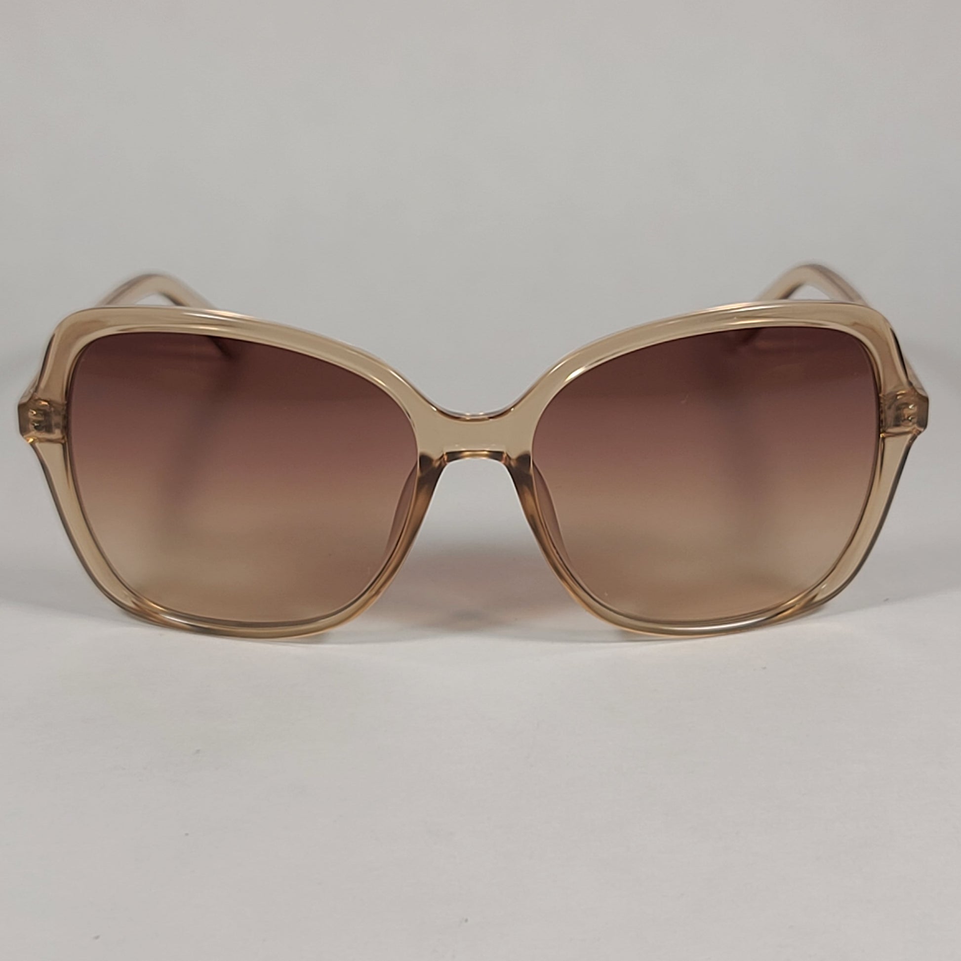 Calvin Klein Butterfly Sunglasses CK19561S 270 Tan Crystal Brown Gradient Lens - Sunglasses