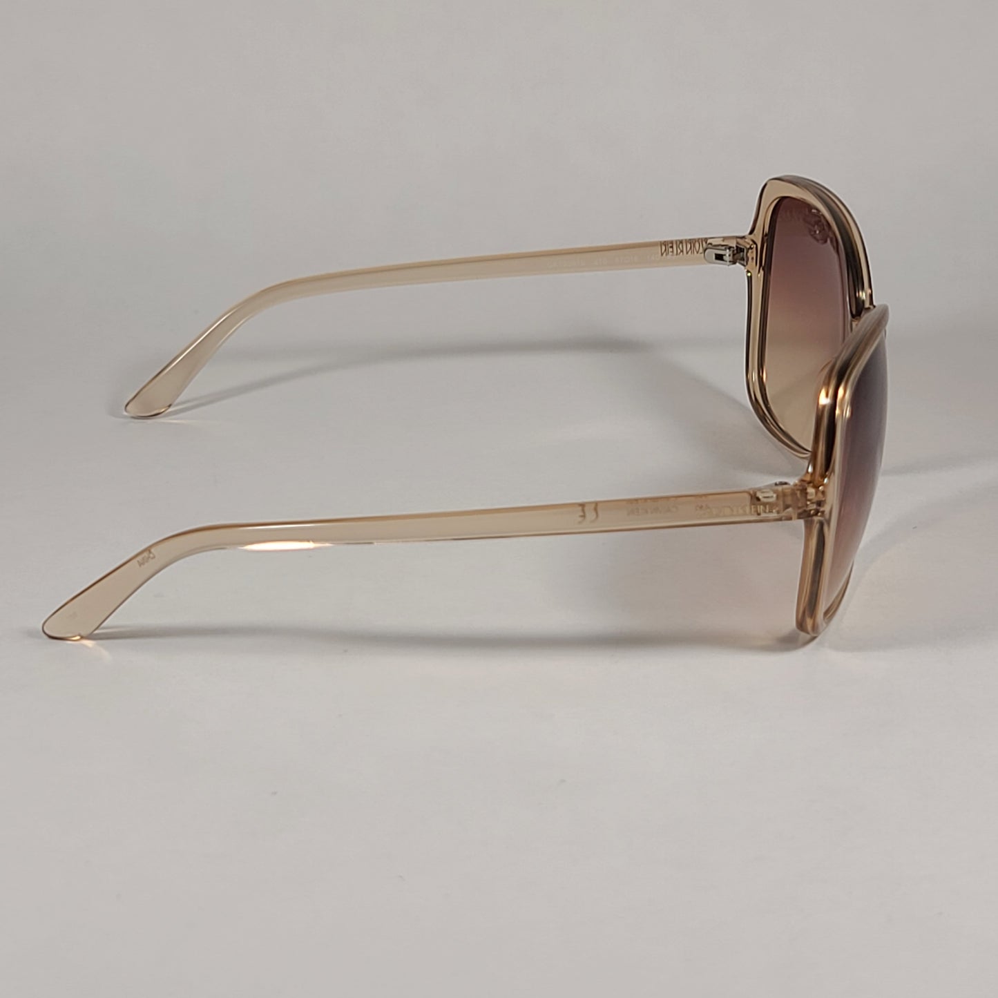 Calvin Klein Butterfly Sunglasses CK19561S 270 Tan Crystal Brown Gradient Lens - Sunglasses