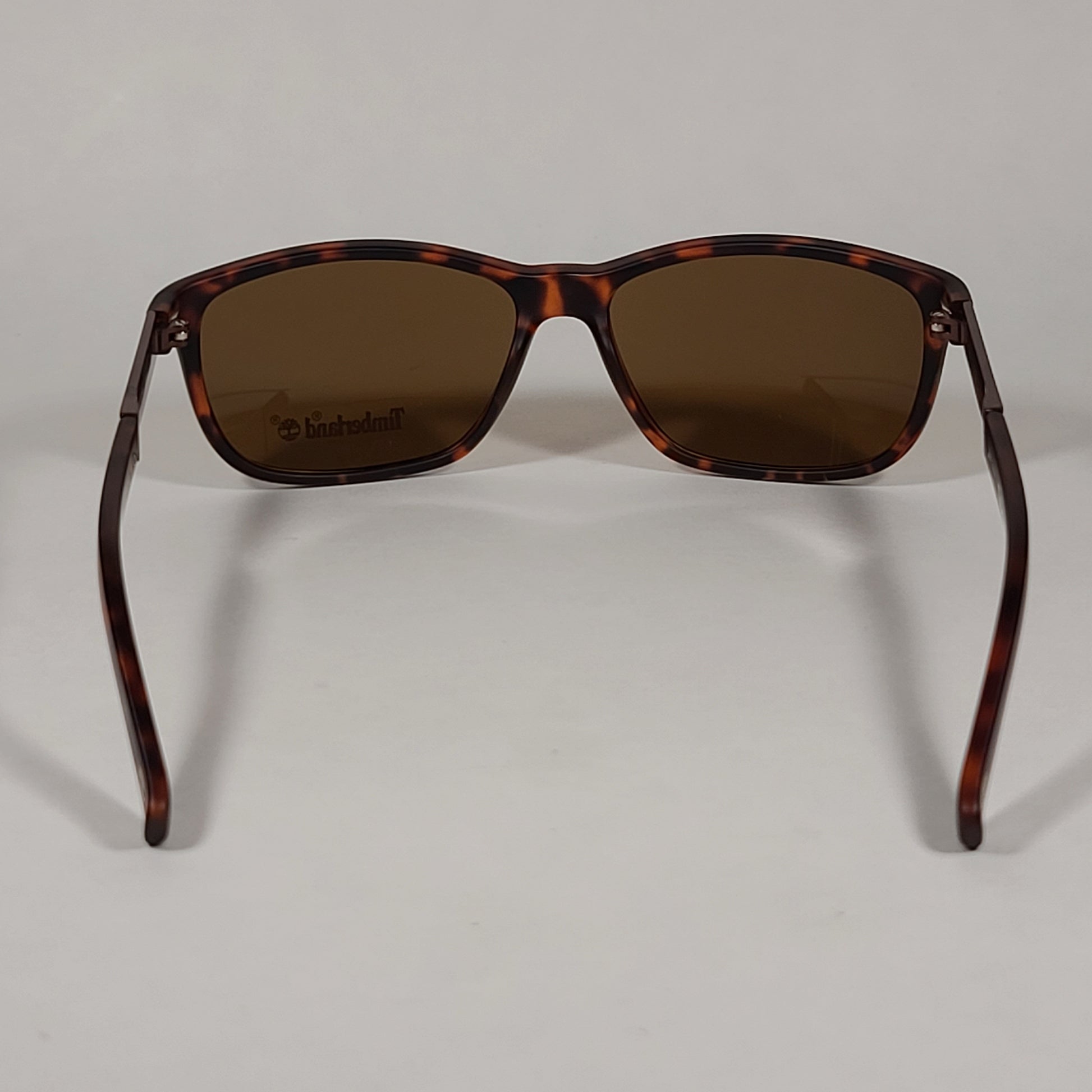 Timberland Rectangular Sunglasses Brown Tortoise Brown Lens TB7143 52E - Sunglasses