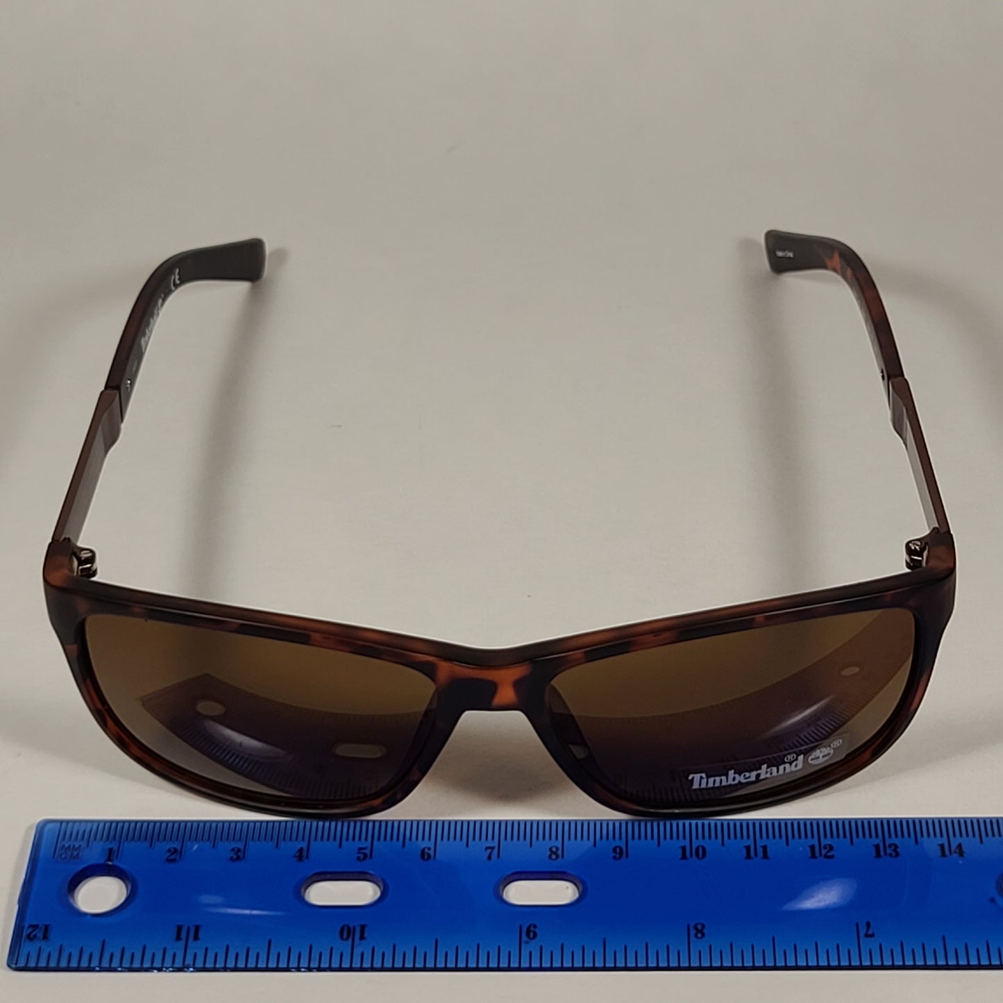 Timberland Rectangular Sunglasses Brown Tortoise Brown Lens TB7143 52E - Sunglasses