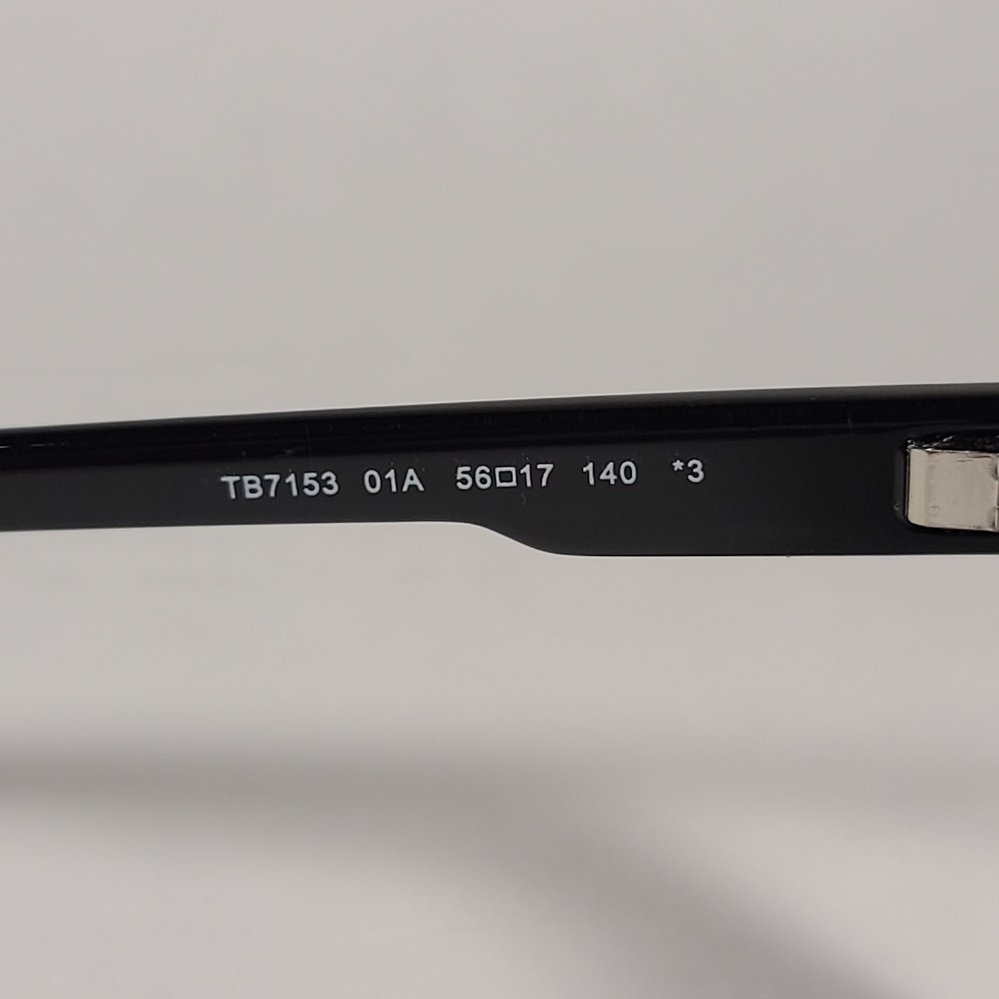 Timberland Rectangular Sunglasses Shiny Black Frame Gray Lens TB7153 01A - Sunglasses