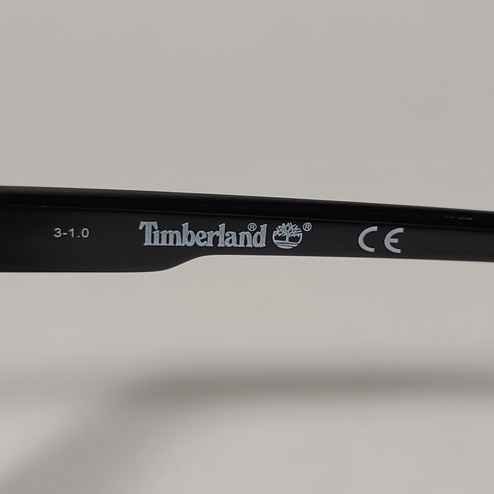 Timberland Rectangular Sunglasses Shiny Black Frame Gray Lens TB7153 01A - Sunglasses