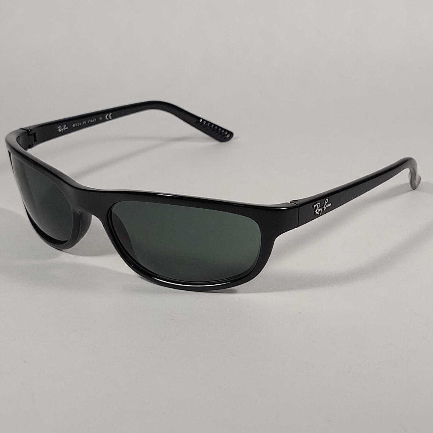 Ray-Ban Predator Active Lifestyle Wrap Sunglasses Matte Black Frame Green Lens RB4114 601/71 - Sunglasses