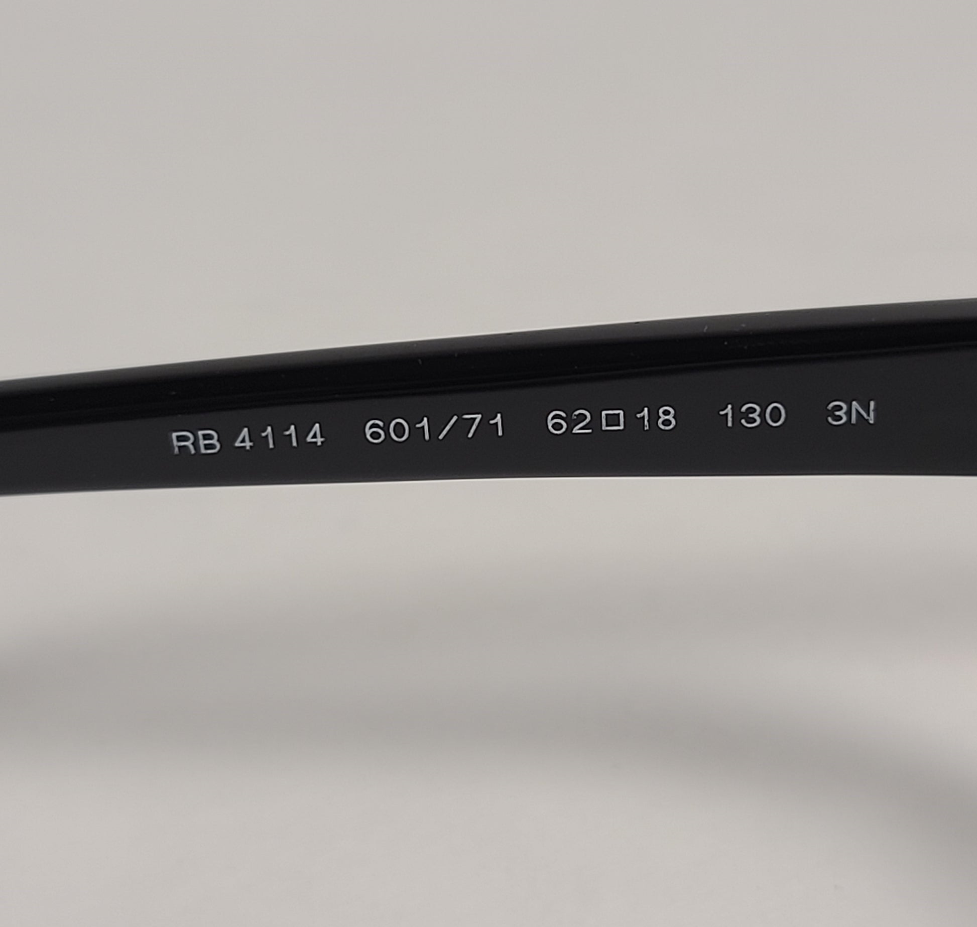 Ray-Ban Predator Active Lifestyle Wrap Sunglasses Matte Black Frame Green Lens RB4114 601/71 - Sunglasses