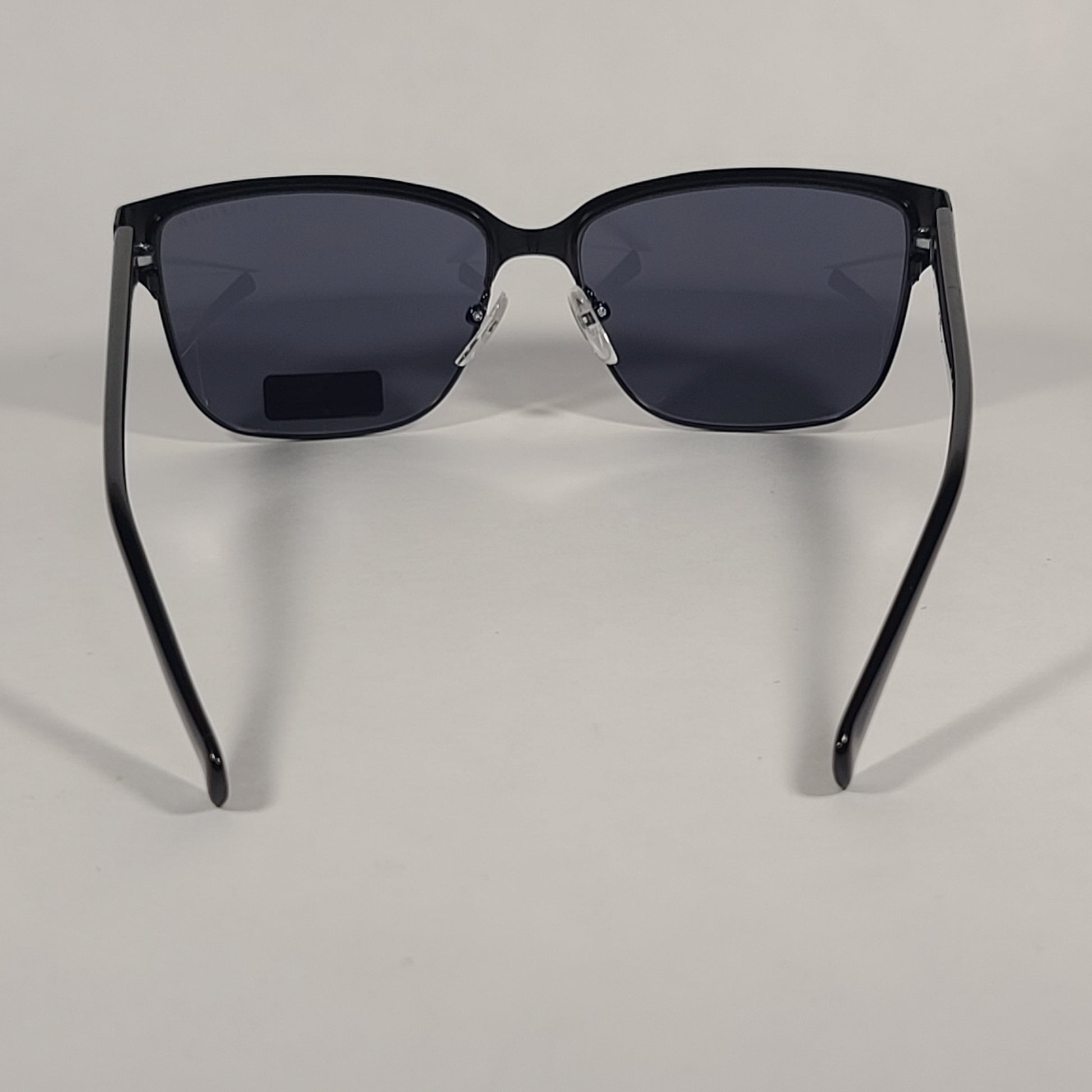 Tommy Hilfiger Reid Square Club Sunglasses Black Horn Rim Frame Gray Lens REID MM OM561 - Sunglasses