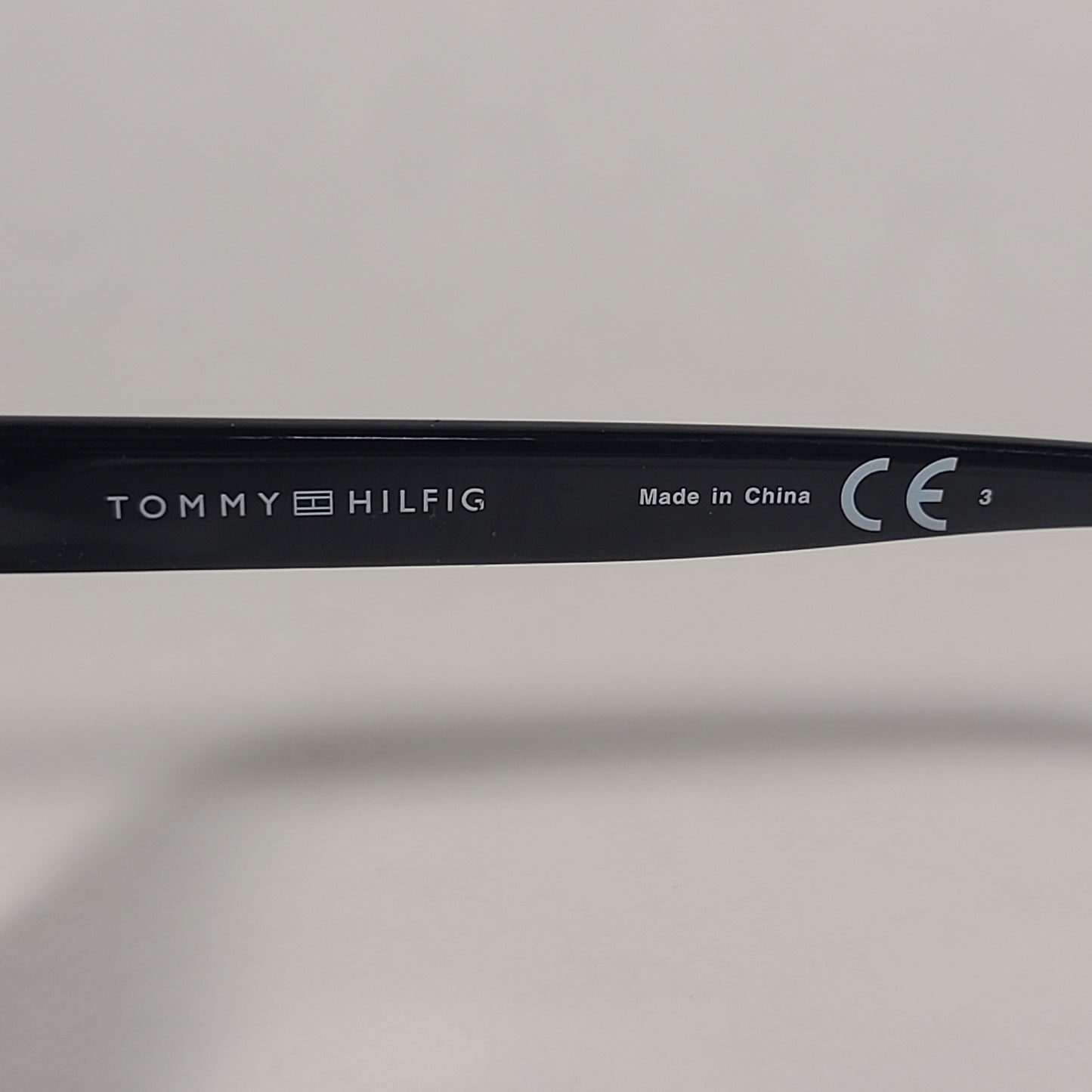 Tommy Hilfiger Reid Square Club Sunglasses Black Horn Rim Frame Gray Lens REID MM OM561 - Sunglasses