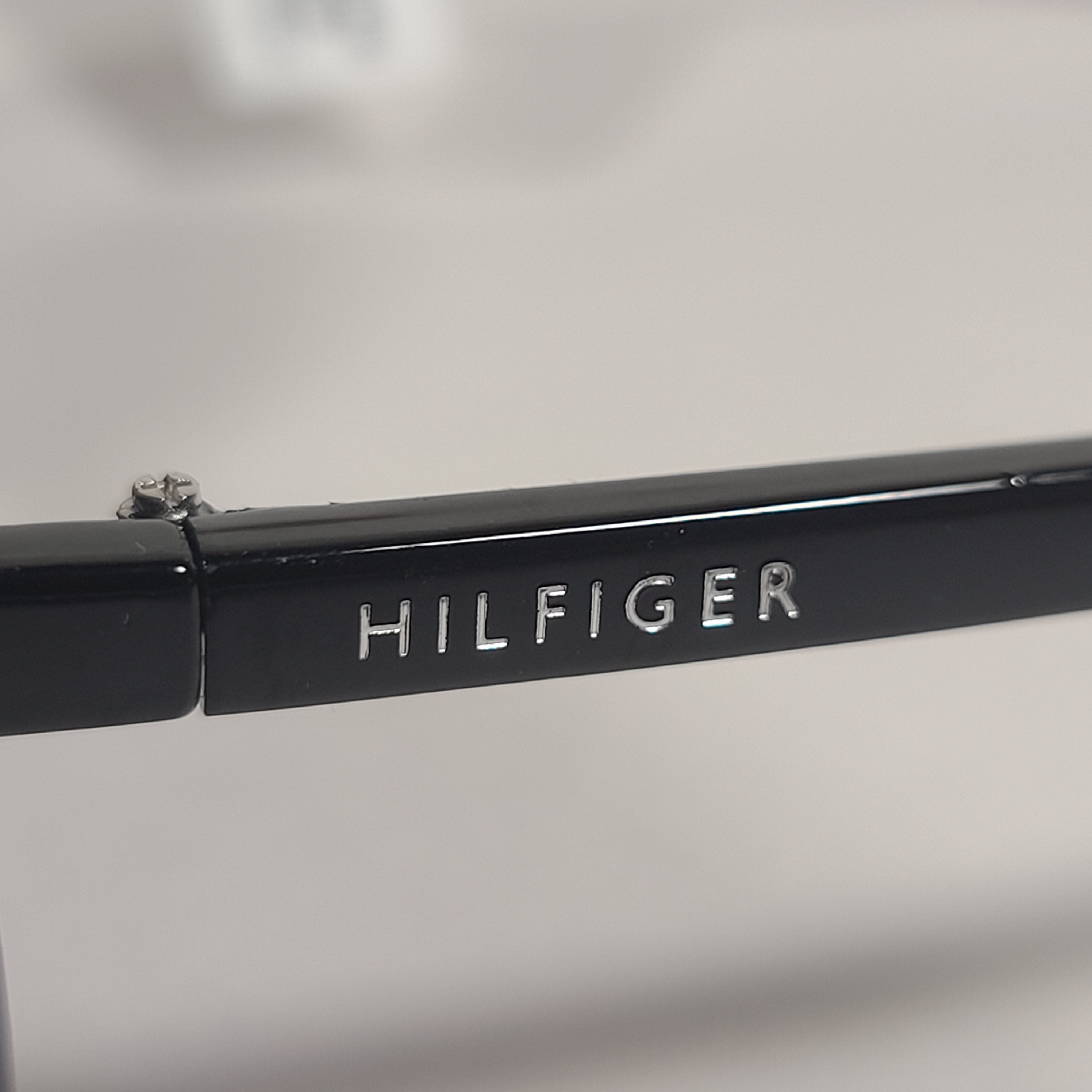 Tommy Hilfiger Ginny Butterfly Sunglasses Shiny Black Frame Smoke Grad TheSunglassFashion