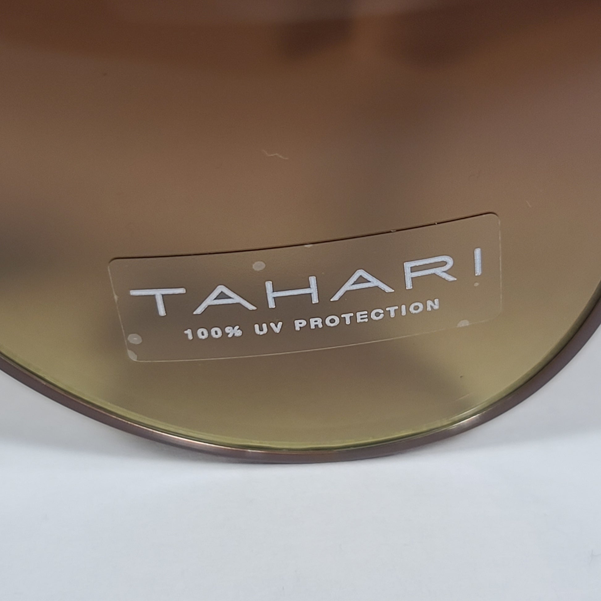 Tahari Aviator Sunglasses Brown Gray Matte Silver Frame Brown Olive Tinted Lens TM113 MSVBR - Sunglasses