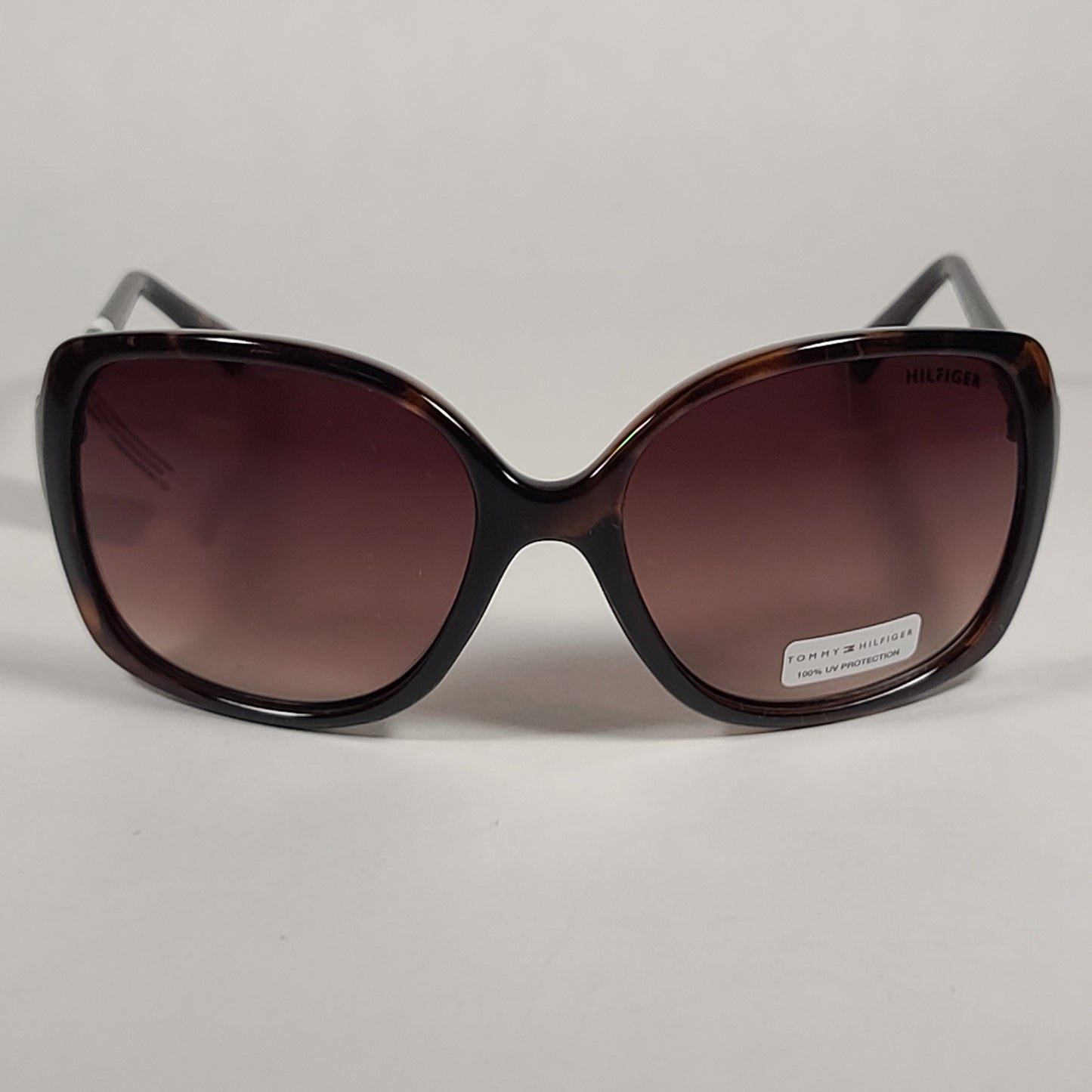 Tommy Hilfiger Hermione Butterfly Sunglasses Brown Tortoise Frame Brown Gradient Lens HERMIONE WP OL474 - Sunglasses