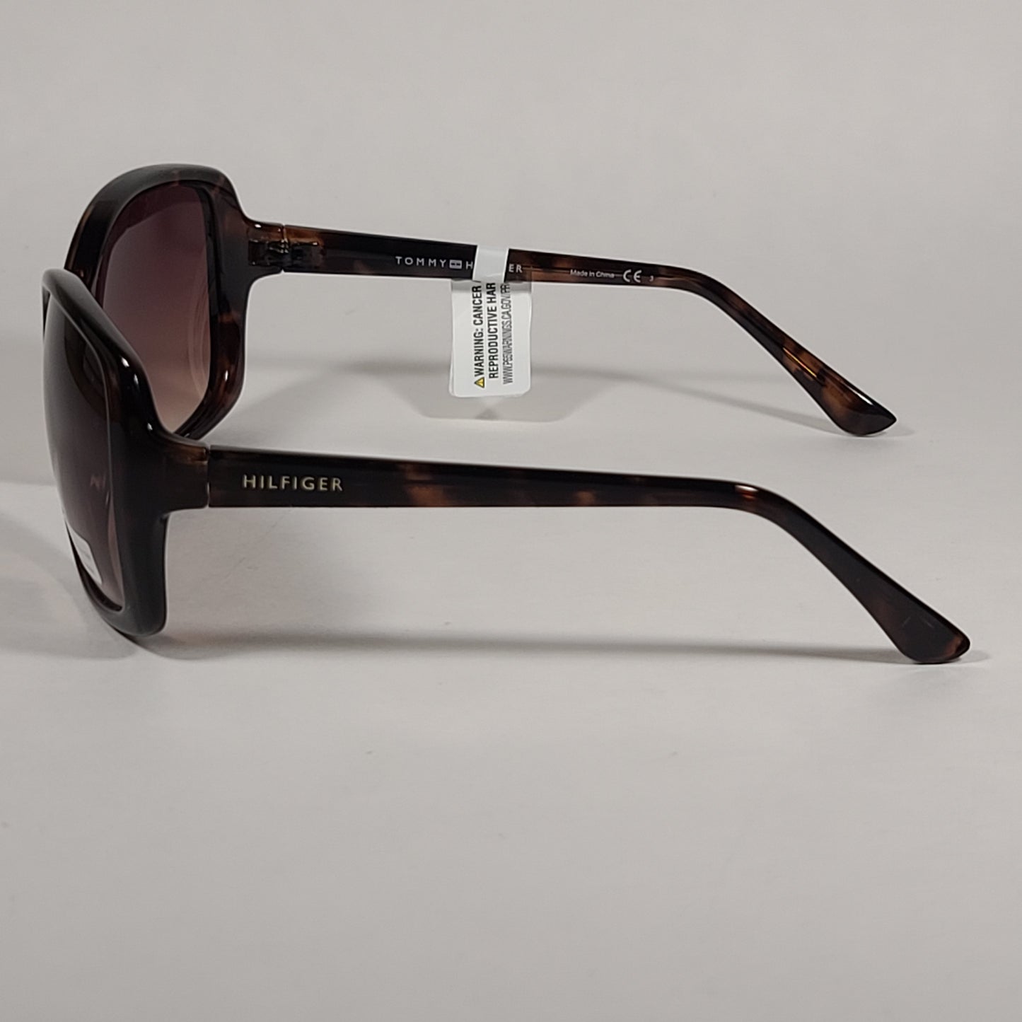 Tommy Hilfiger Hermione Butterfly Sunglasses Brown Tortoise Frame Brown Gradient Lens HERMIONE WP OL474 - Sunglasses