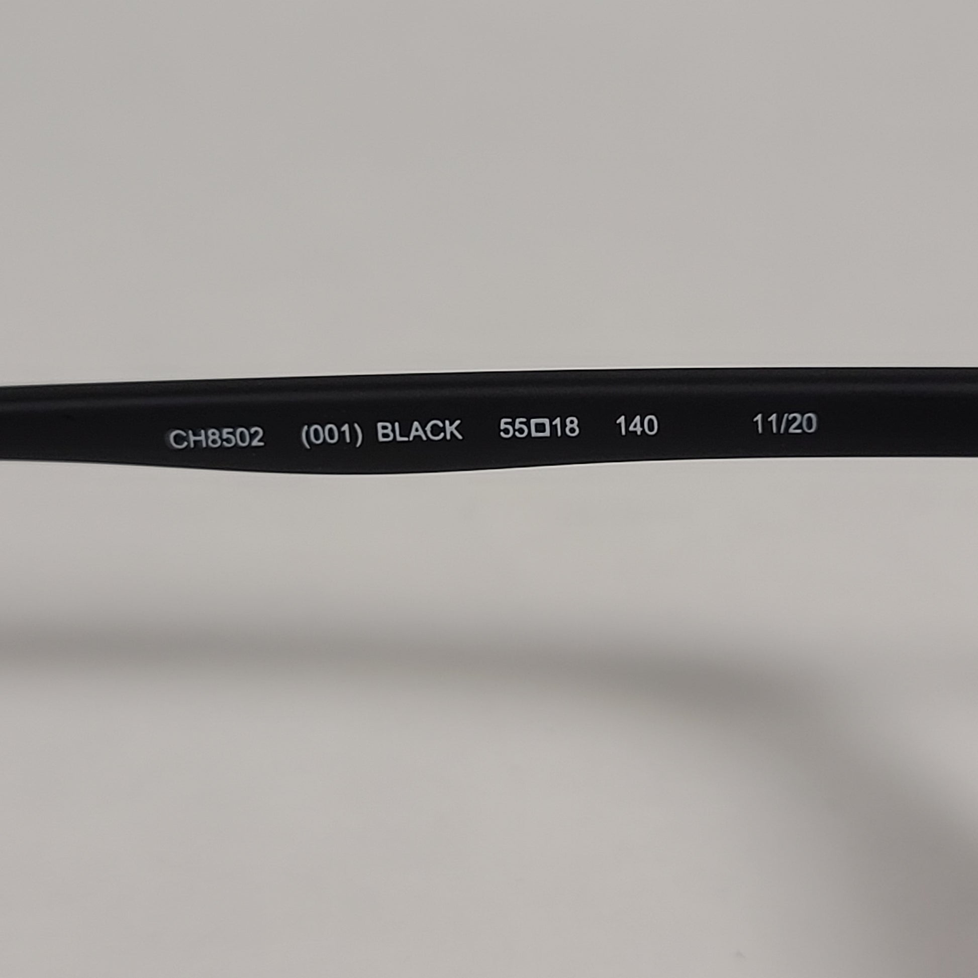 Cole Haan CH8502 001 Polarized Key Hole Sunglasses Matte Black Frame Smoke Gradient Lens - Sunglasses