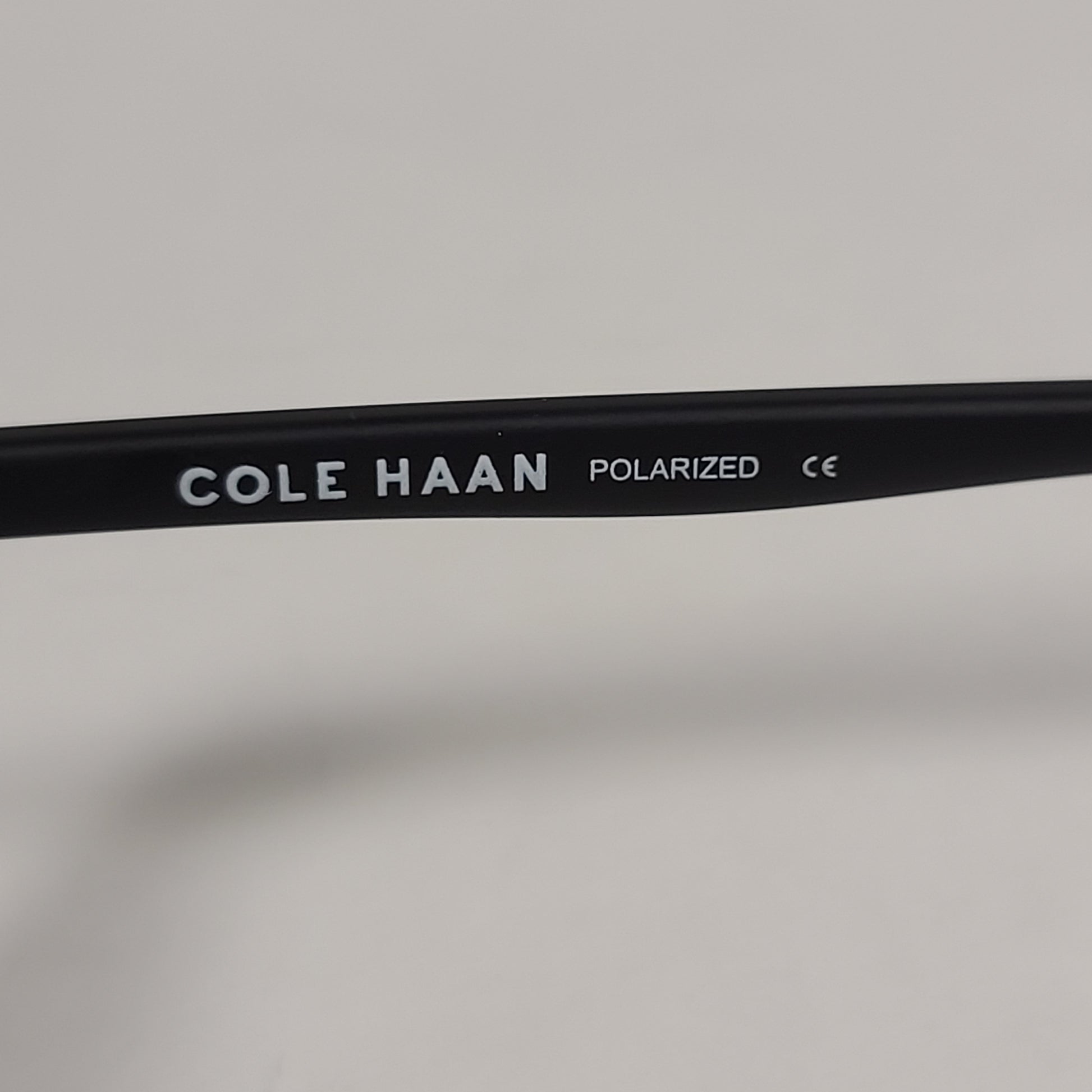 Cole Haan CH8502 001 Polarized Key Hole Sunglasses Matte Black Frame Smoke Gradient Lens - Sunglasses