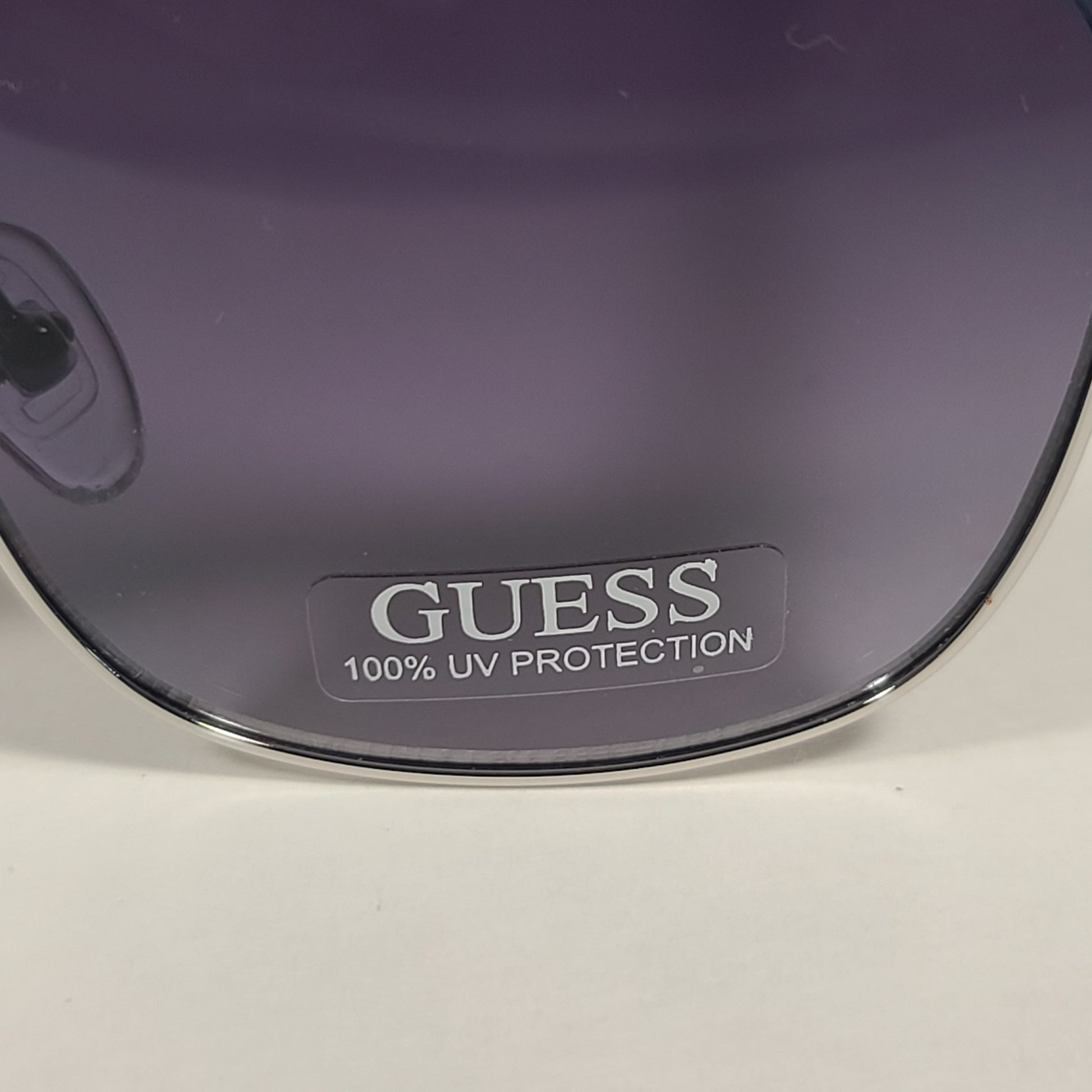 Guess Square Club Sunglasses Navy Blue And Gray Frame Smoke Gradient Lens GF0225 91W - Sunglasses