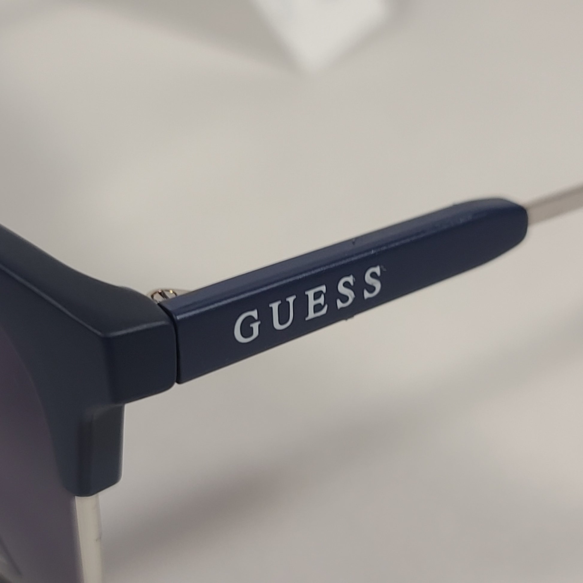 Guess Square Club Sunglasses Navy Blue And Gray Frame Smoke Gradient Lens GF0225 91W - Sunglasses