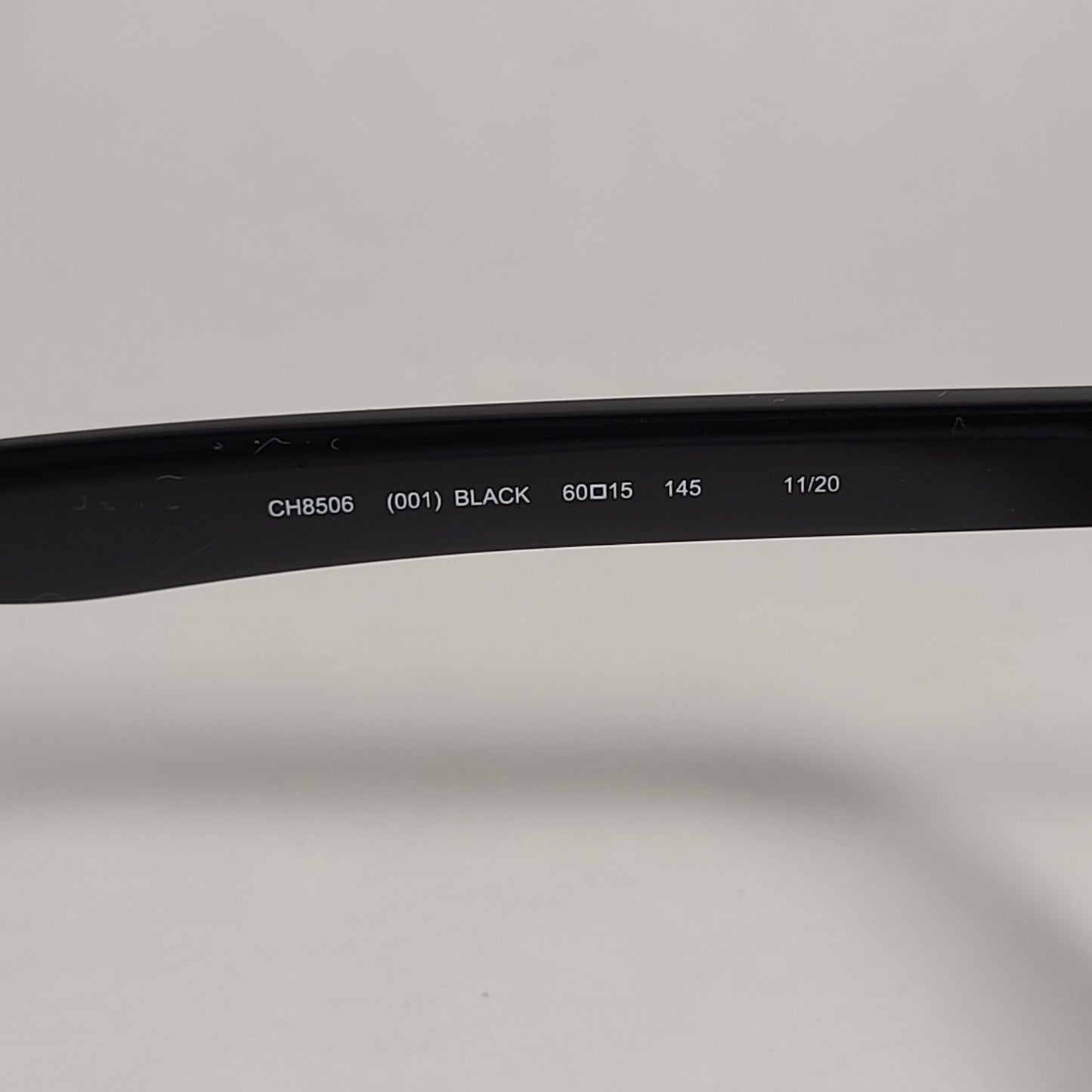 Cole Haan CH8506 001 Polarized Sport Sunglasses Shiny Black Smoke Lens - Sunglasses