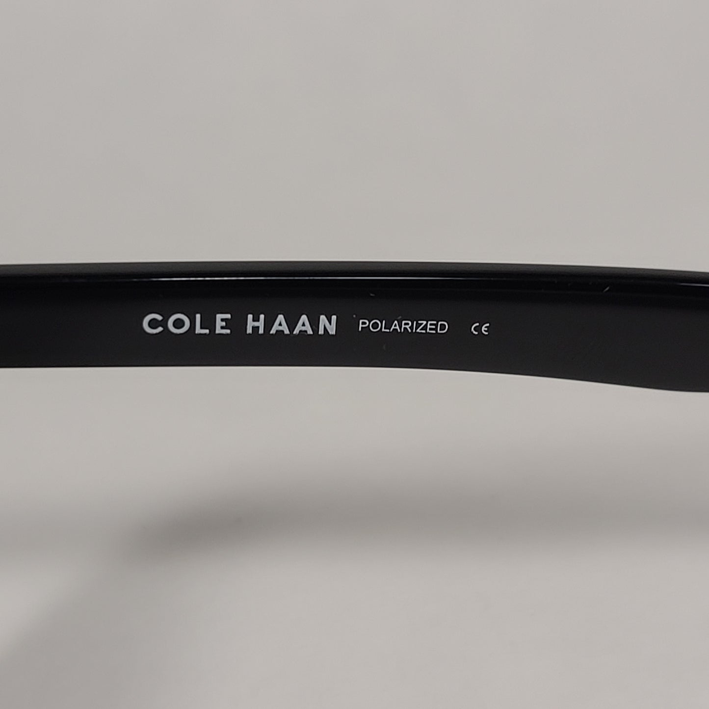 Cole Haan CH8506 001 Polarized Sport Sunglasses Shiny Black Smoke Lens - Sunglasses