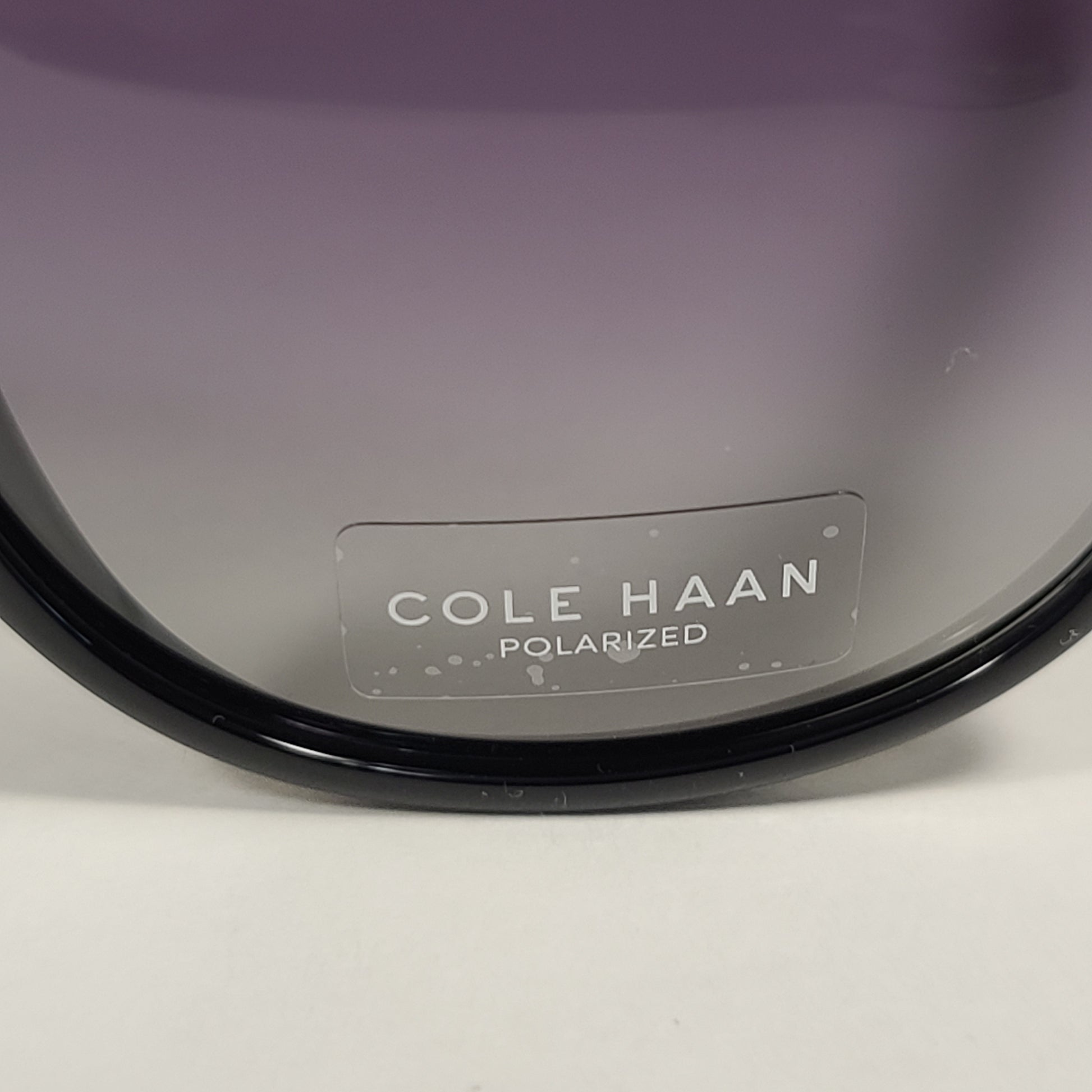 Cole Haan CH8506 001 Polarized Sport Sunglasses Shiny Black Smoke Lens - Sunglasses