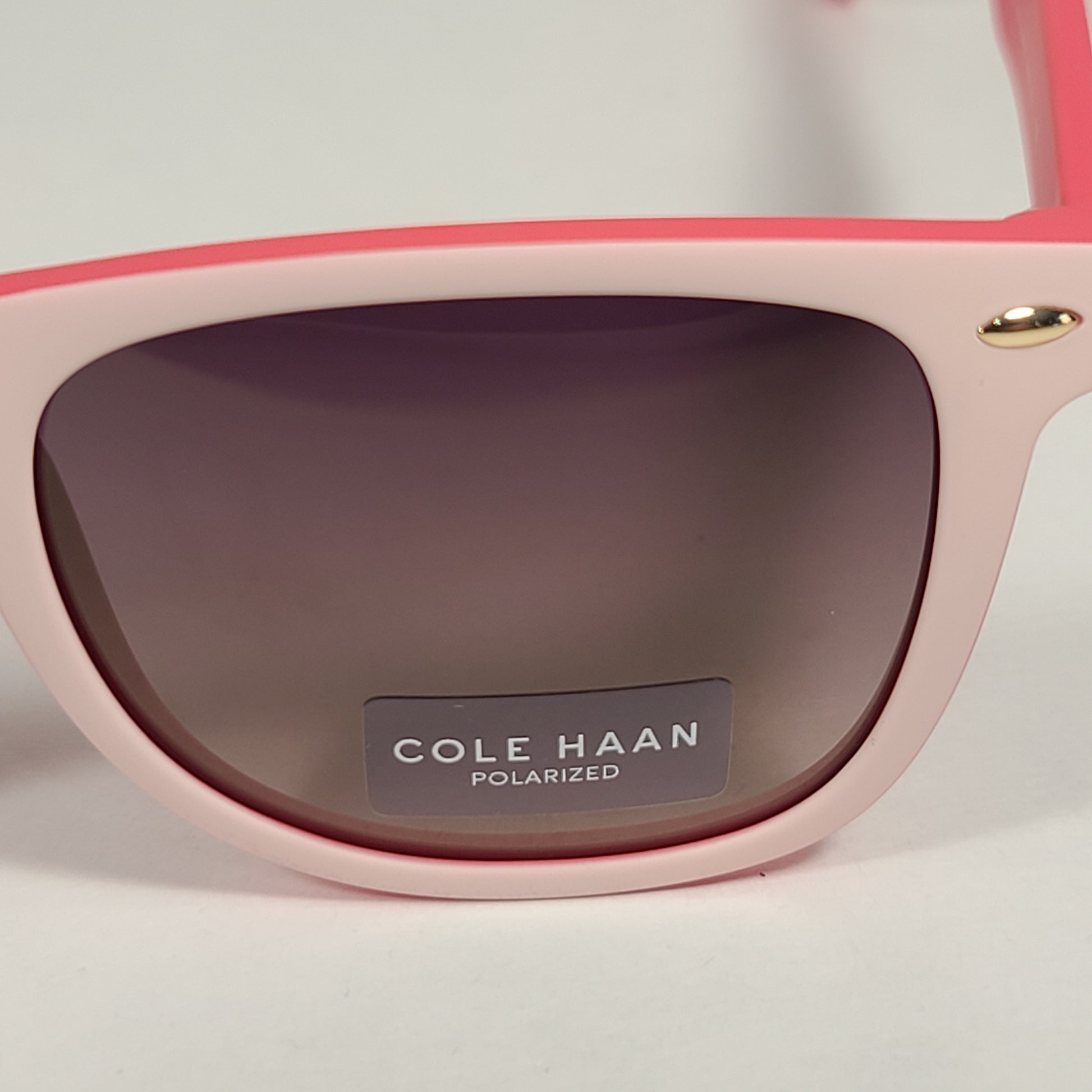 Cole Haan Square CH8012 651 Polarized Zerogrand Sunglasses Pink Blush Rose - Sunglasses