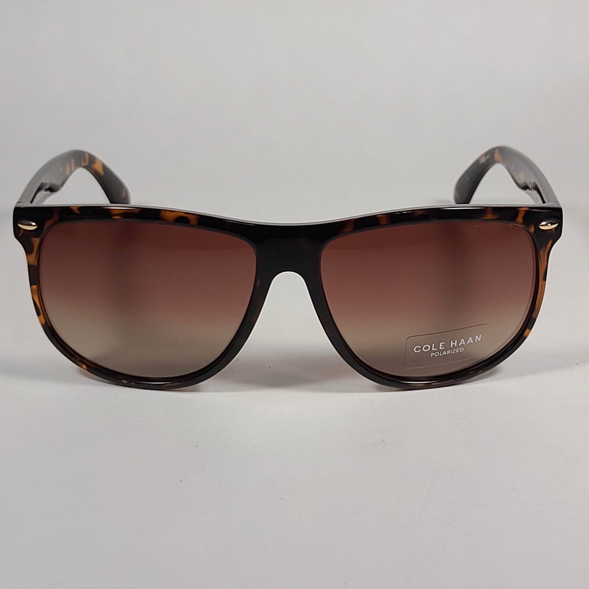 Cole Haan CH8506 215 Polarized Sport Sunglasses Brown Tortoise Frame Brown Lens - Sunglasses