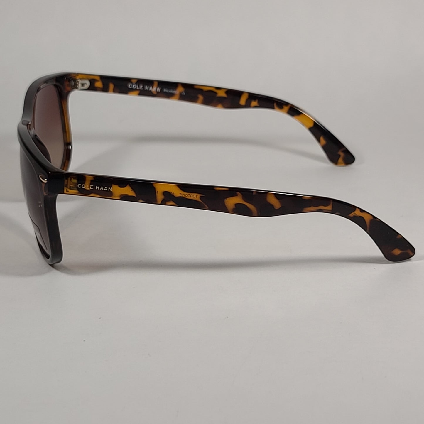 Cole Haan CH8506 215 Polarized Sport Sunglasses Brown Tortoise Frame Brown Lens - Sunglasses