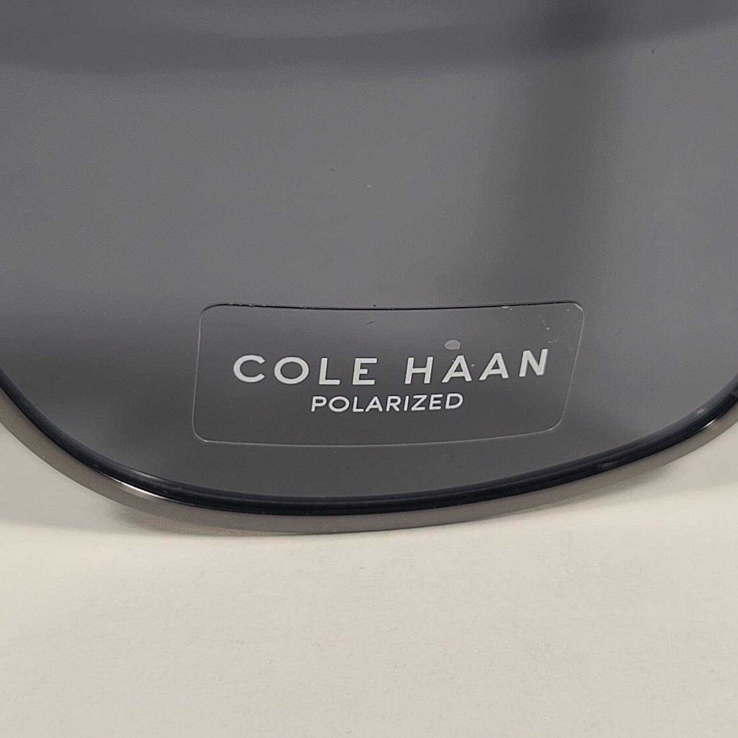 Cole Haan Polarized Navigator Sunglasses Gunmetal Navy Gray Lens CH8008 015 GUNMETAL - Sunglasses