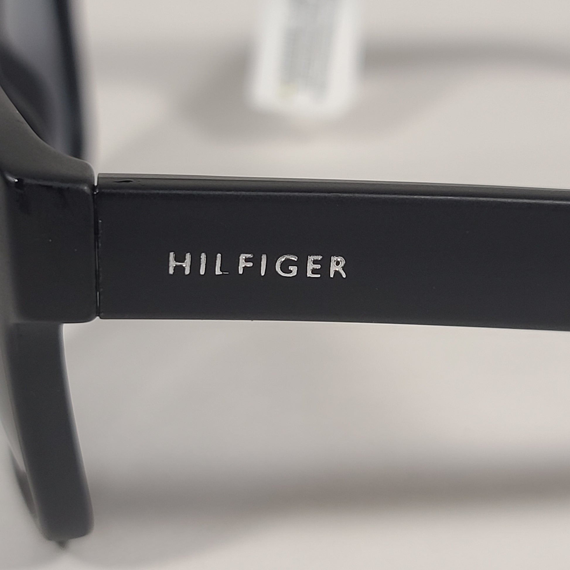 Tommy Hilfiger Wolf Square Sunglasses Matte Black Gray Tinted Lens WOLF MP OU562 - Sunglasses