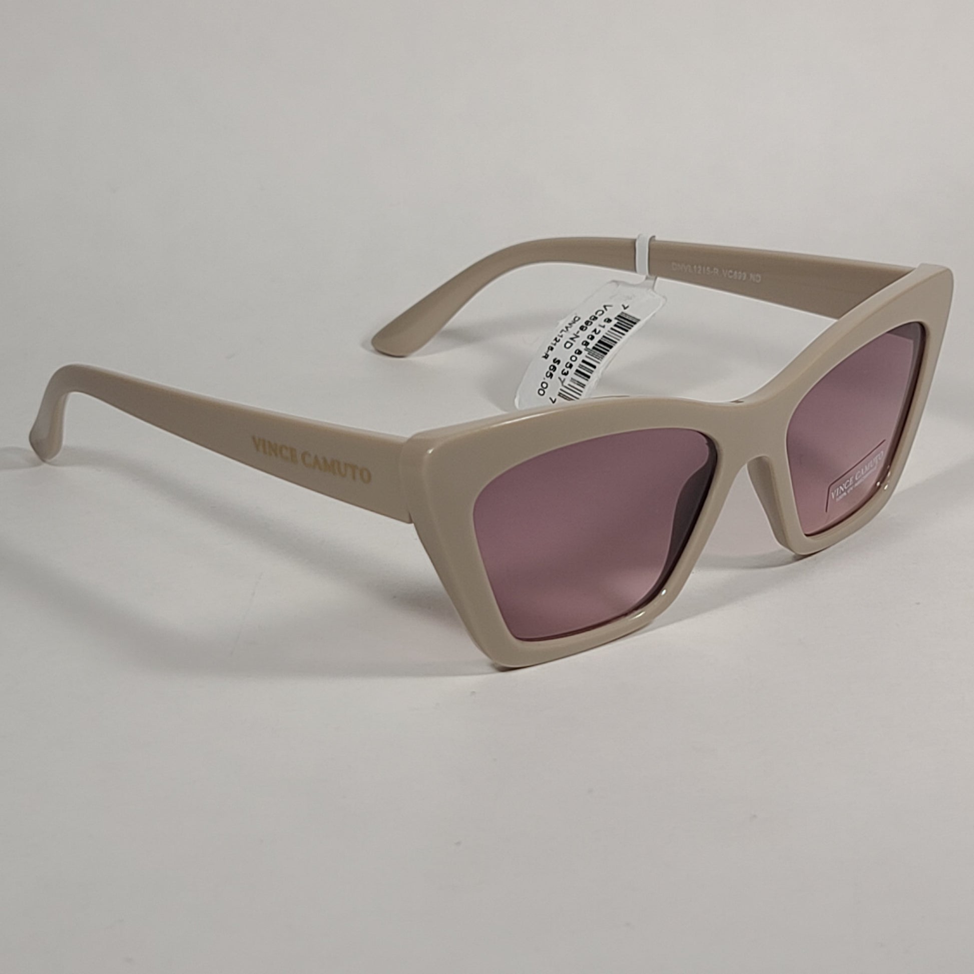 Vince Camuto Cat Eye Sunglasses Tan Nude Frame Light Pink Lens VC899 ND - Sunglasses