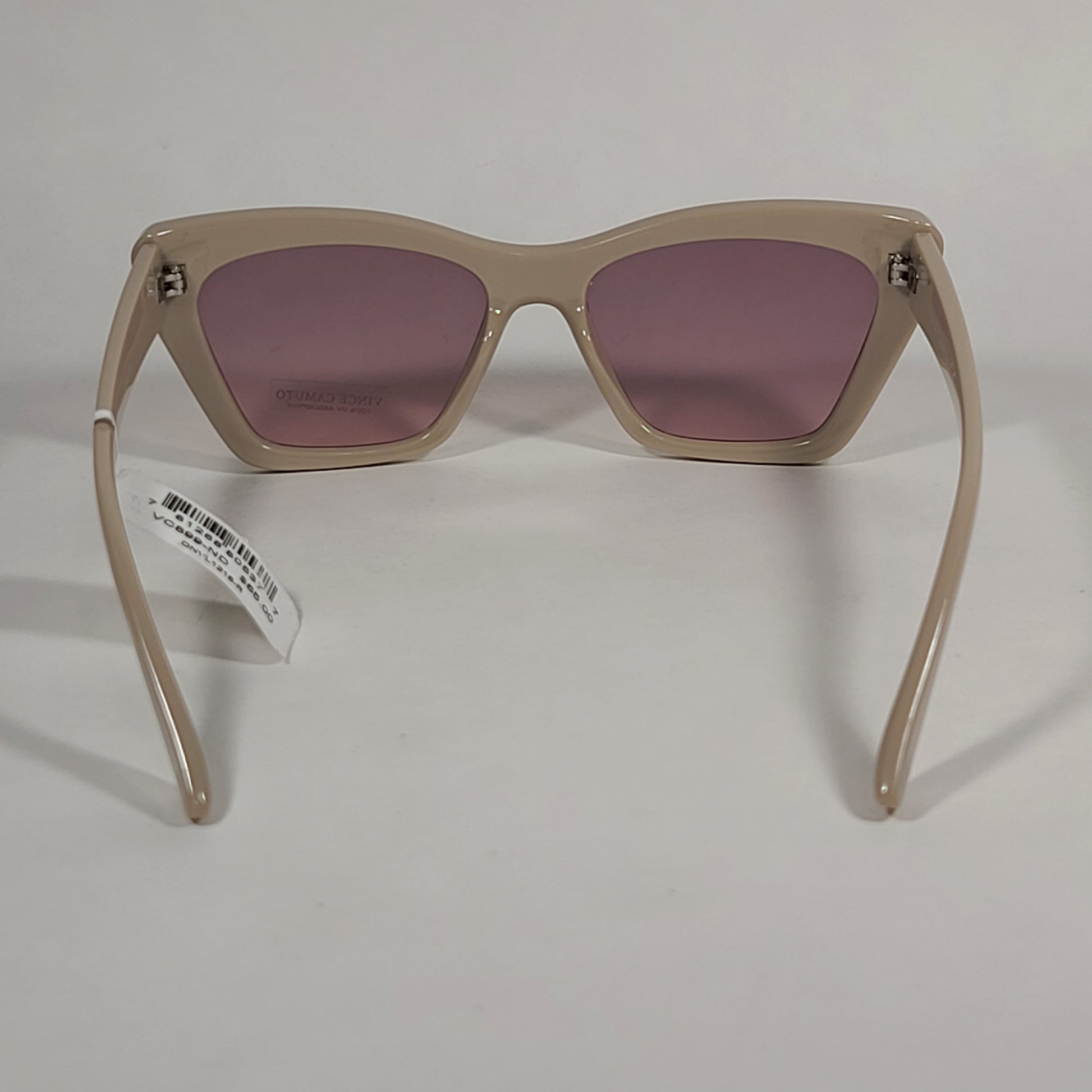 Vince Camuto Cat Eye Sunglasses Tan Nude Frame Light Pink Lens VC899 ND - Sunglasses